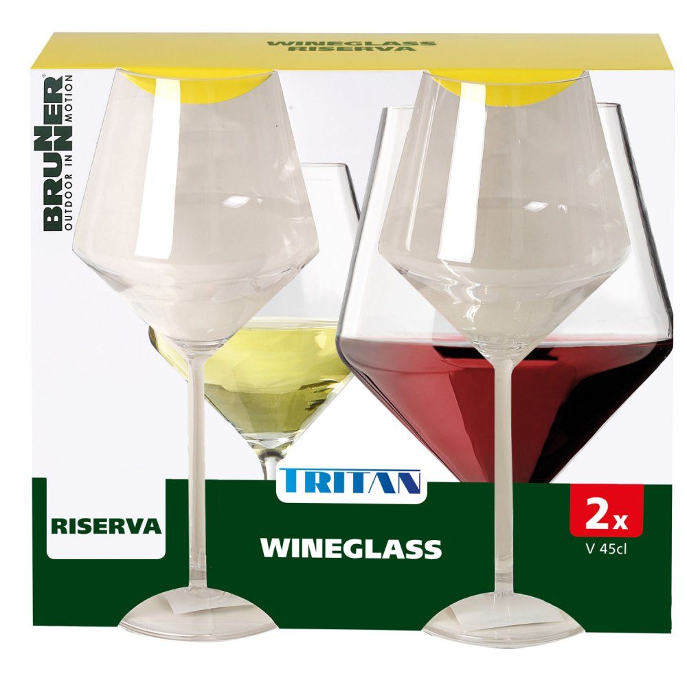 Wineglass Set Tritan Geschirr-Set Single BRUNNER Riserva,