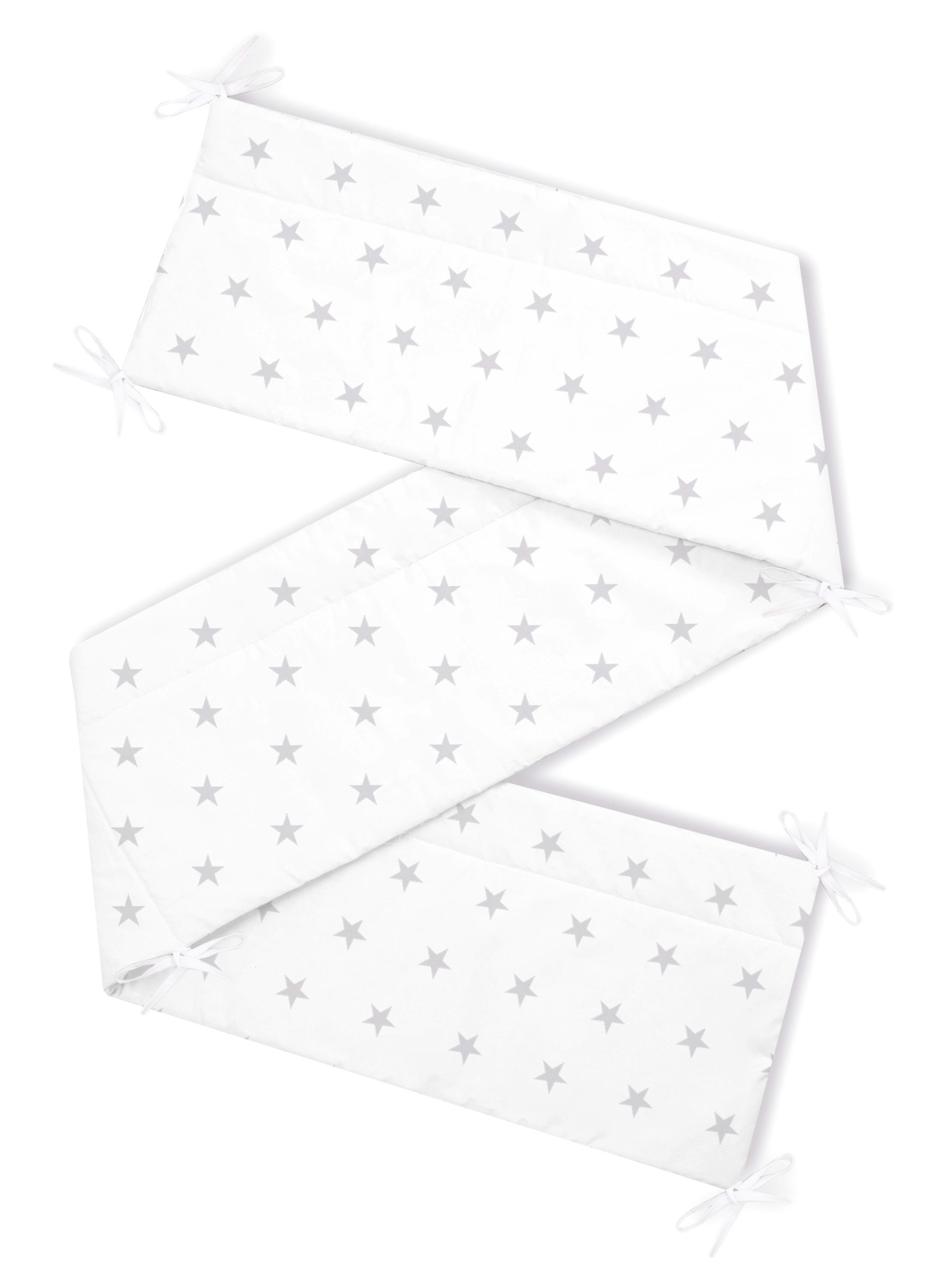 Bettnestchen Bettumrandung Kopfschutz 210x30 cm für Kinderbett 140x70 geeignet