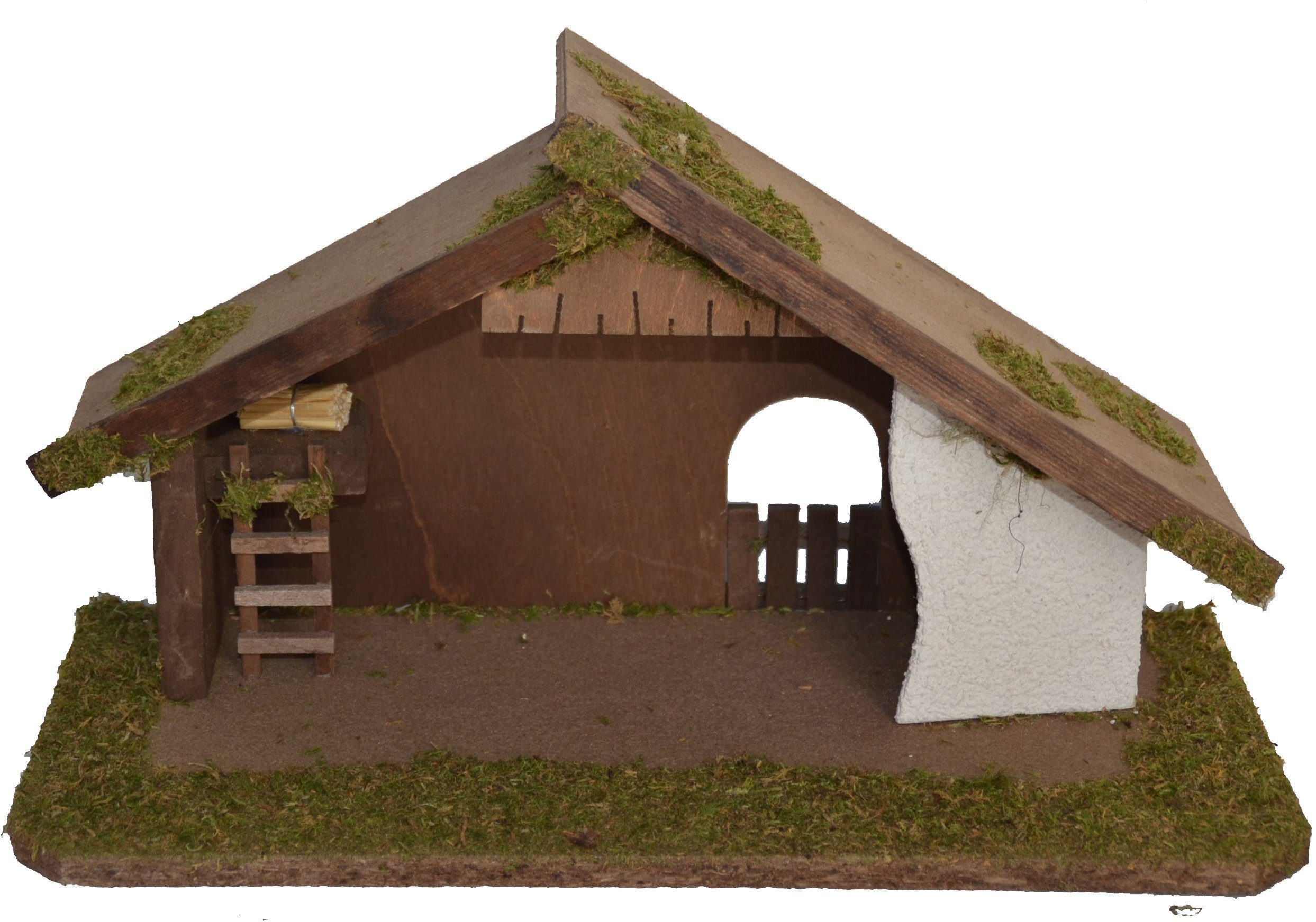 Alfred Kolbe Krippe Weihnachtsdeko (1-tlg), aus Holz, 37x17x22 cm, für Figu günstig online kaufen