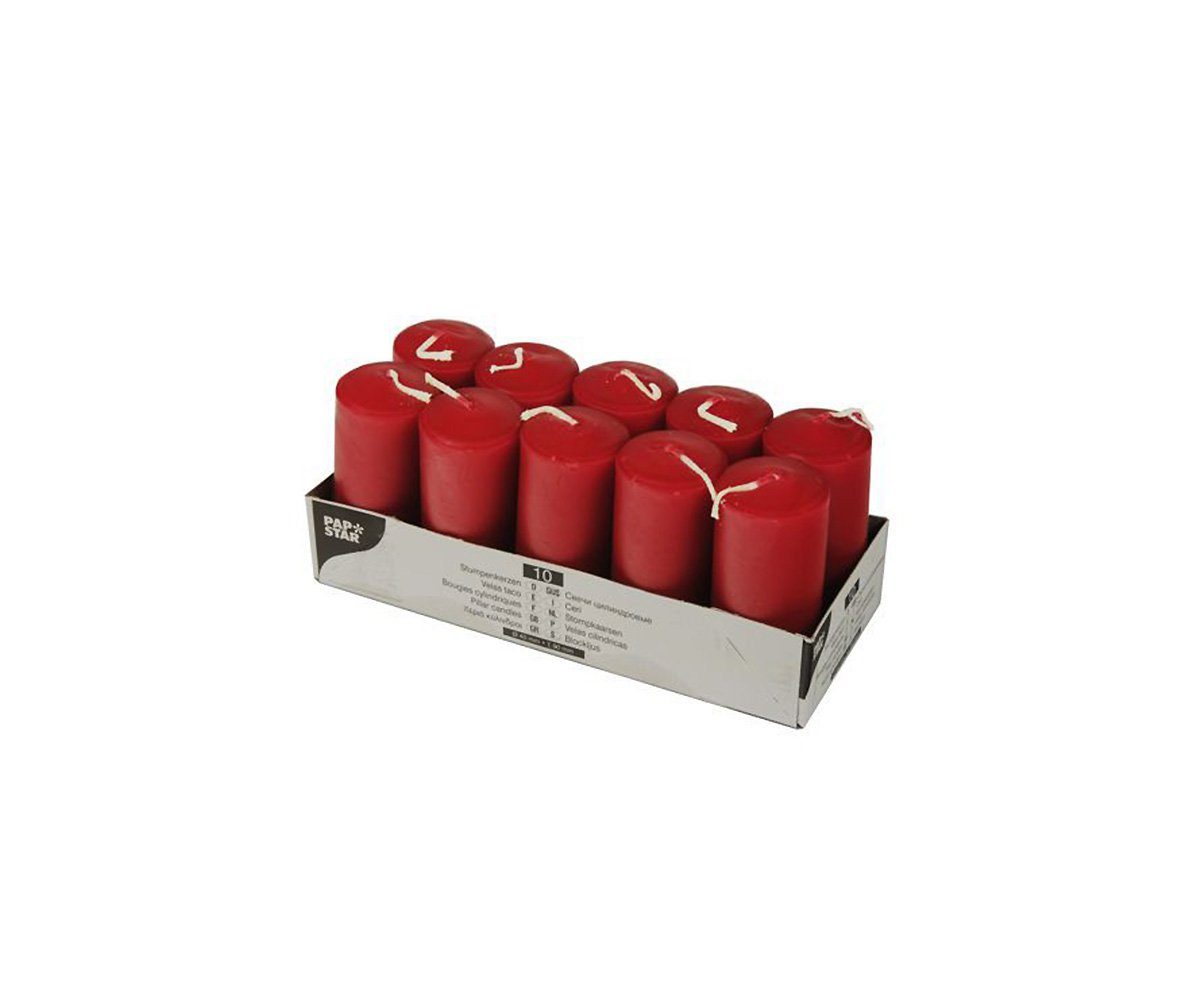PAPSTAR Stumpenkerze, Stumpenkerzen Ø40mm / 90mm günstig online kaufen
