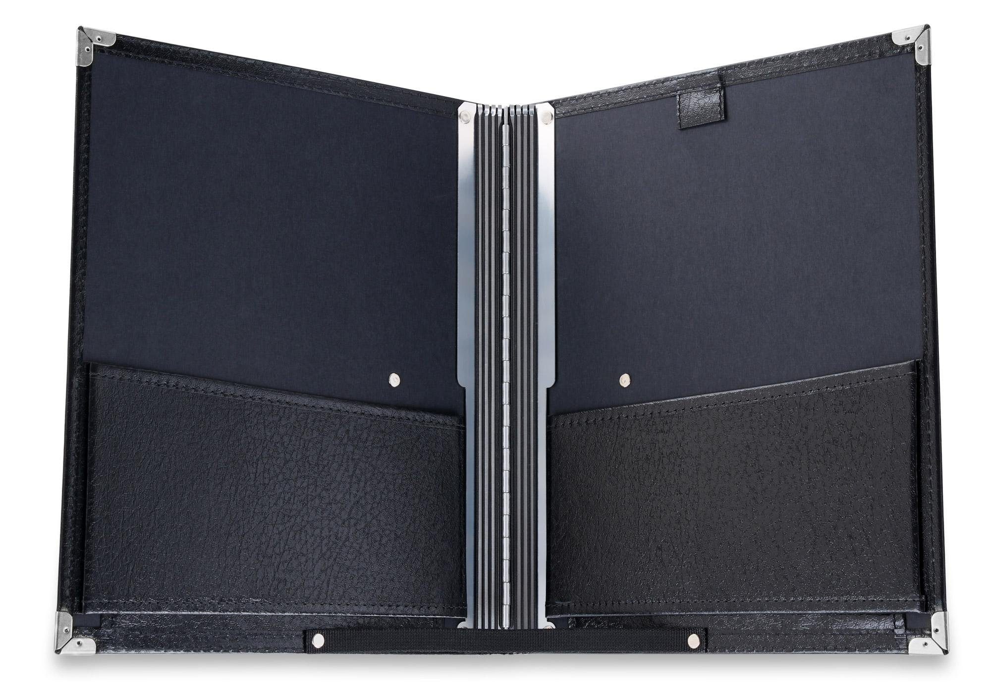 Ringbuchmappe Classic Cantabile Notenmappe Standard Schwarz
