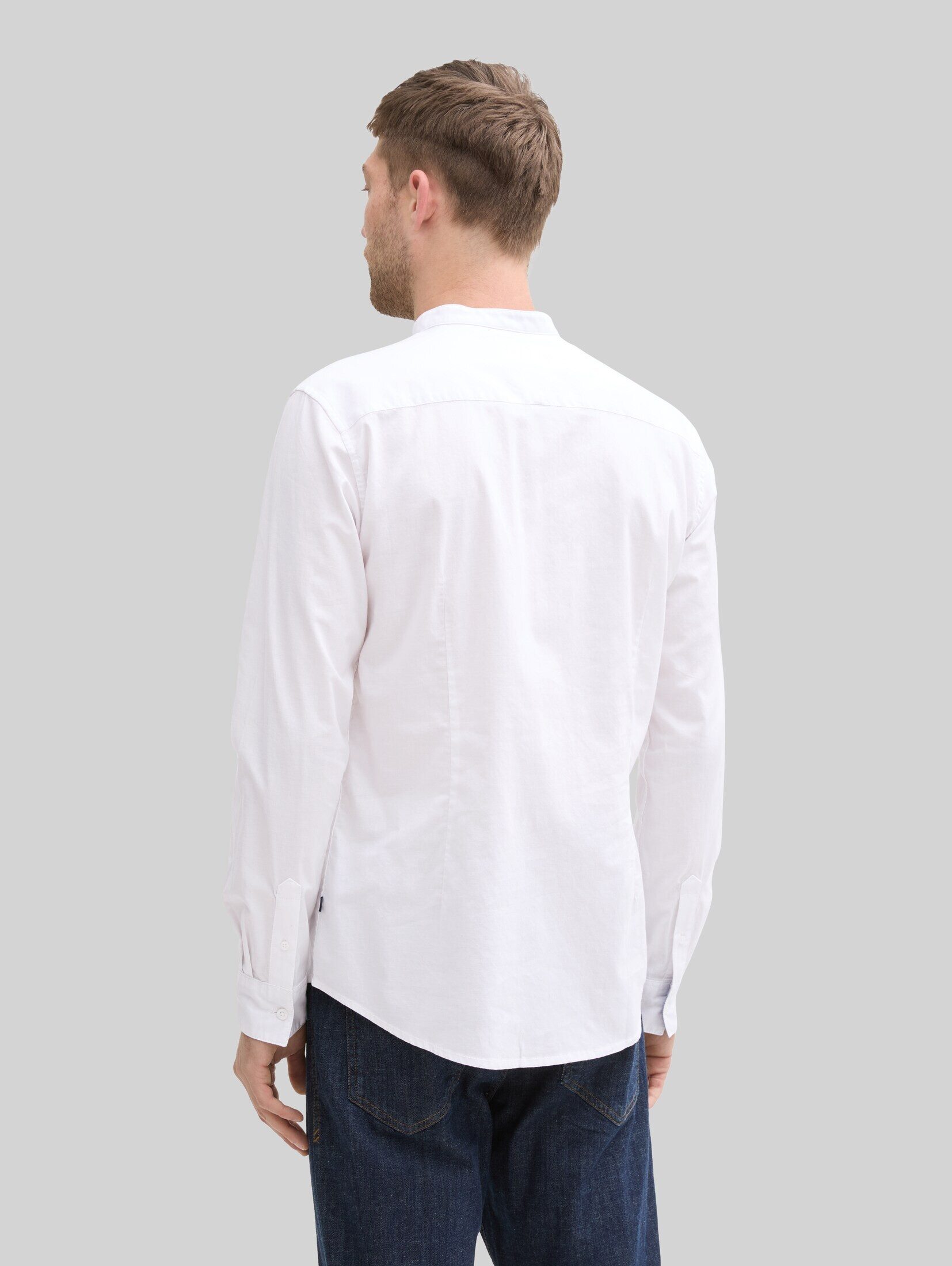 TOM TAILOR Langarmhemd Blusen & Shirts Fitted Oxford Hemd mit Brusttasche