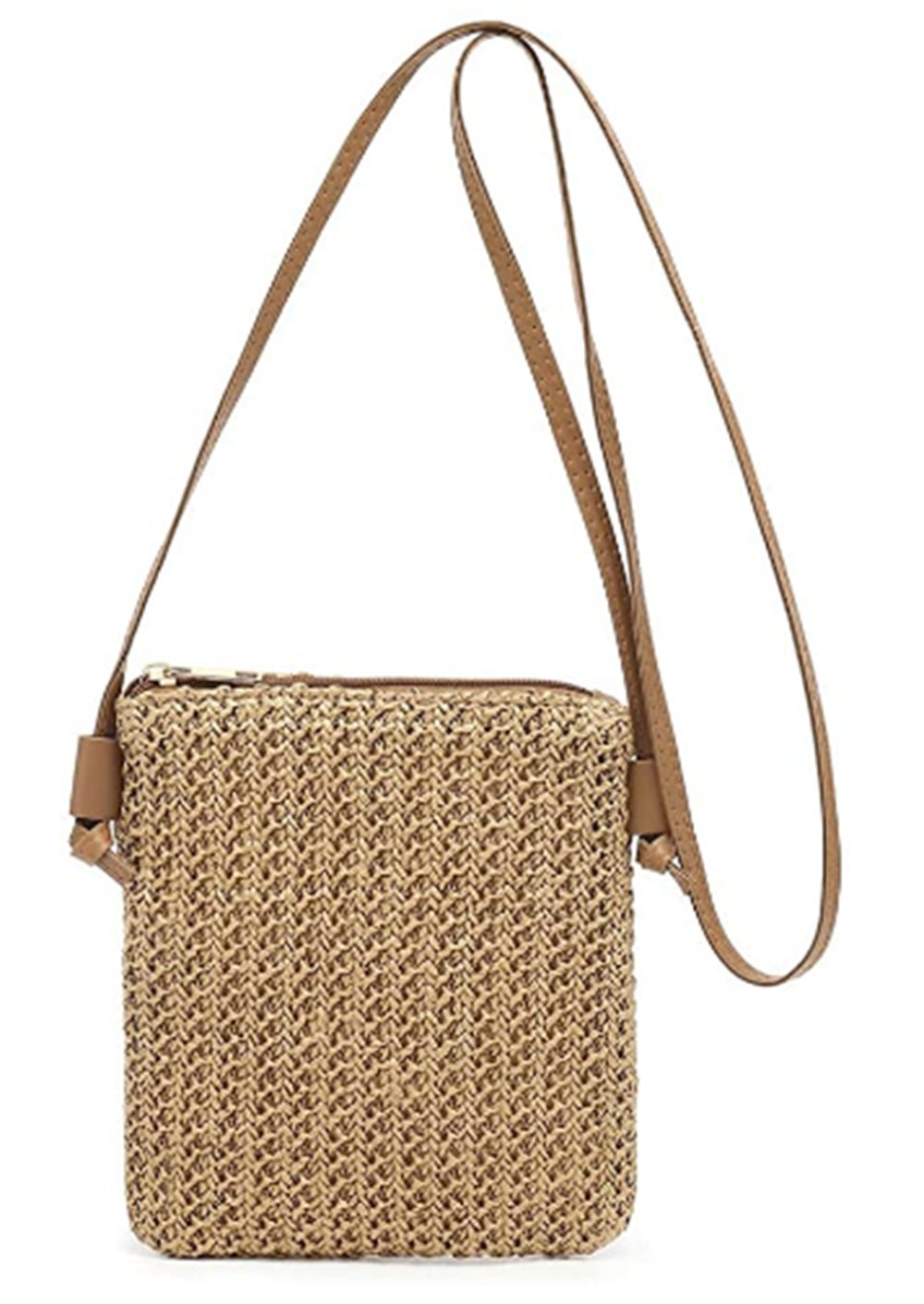 TSEPOSY Clutch Strandtasche aus Stroh für Damen, kleine Stroh-Clutch für  den Urlaub