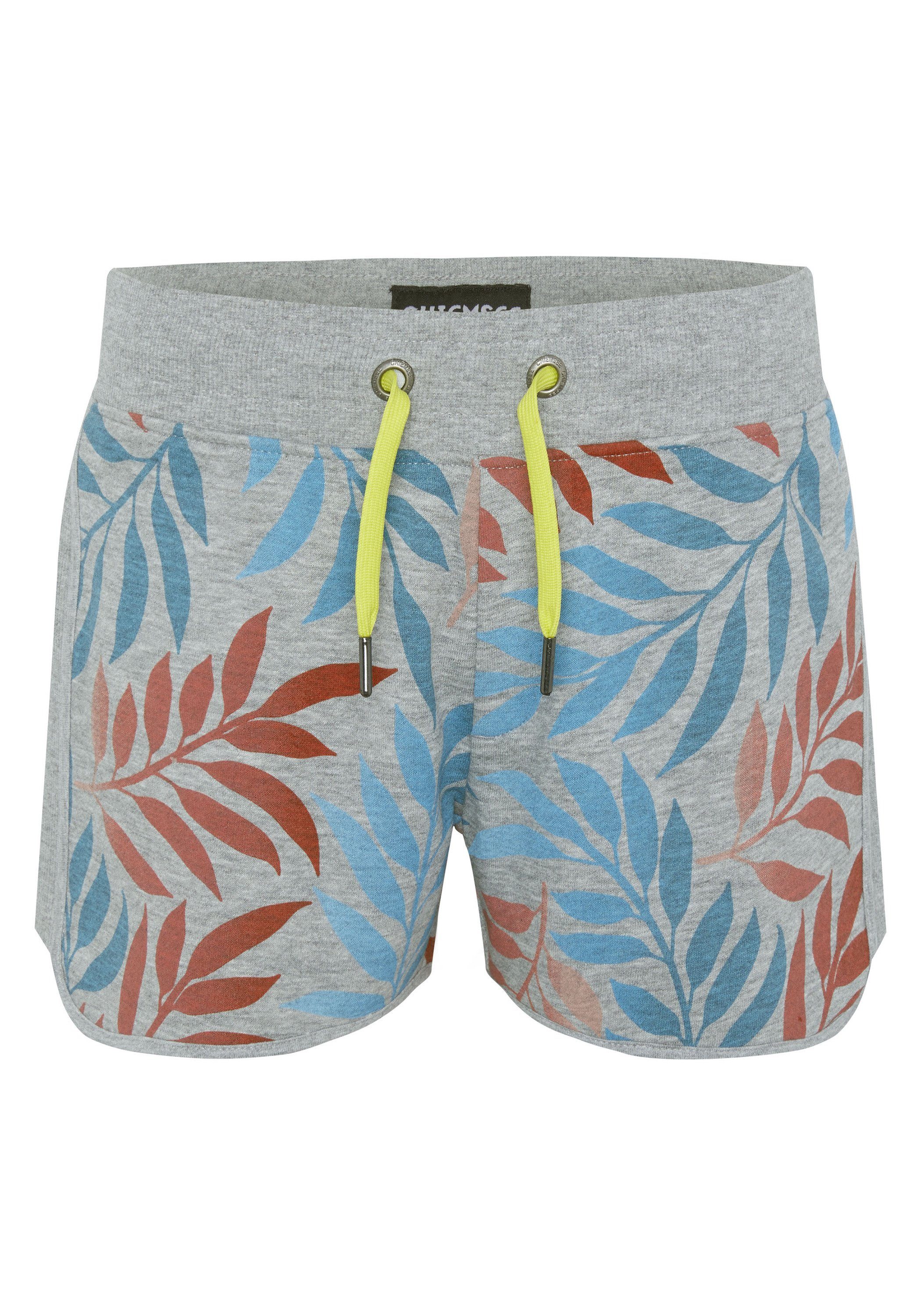 Chiemsee Sweatshorts mit 1 Shorts Blattmuster