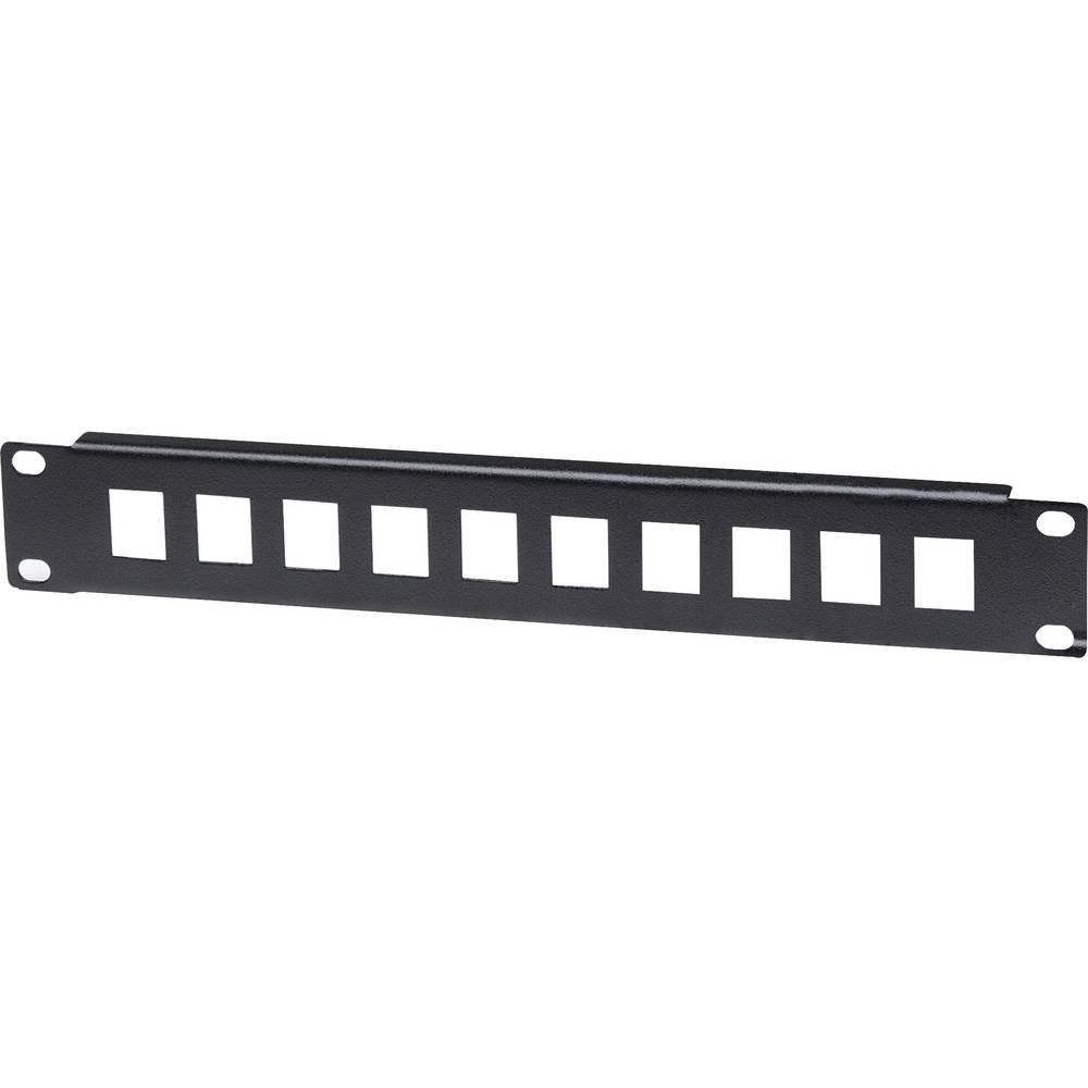 10-Port Patchpanel unbestückt 10″ 1 HE Netzwerk-Patch-Panel