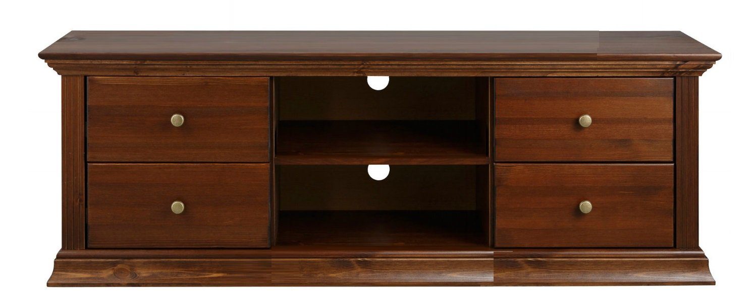 Clever-Moebel TV-Schrank TV Lowboard aus Kiefernholz günstig online kaufen