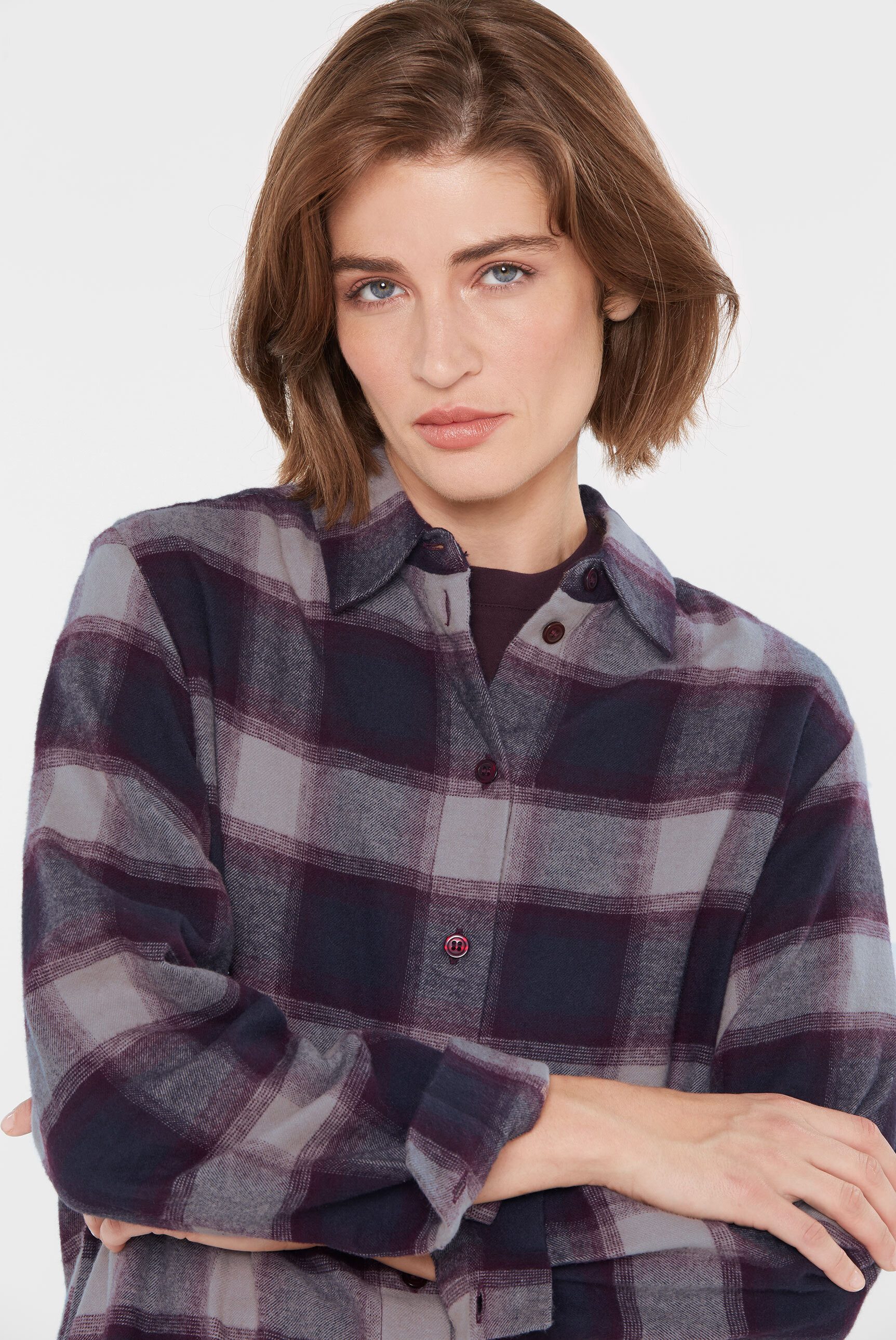 SENSES.THE LABEL Karokleid aus Baumwolle