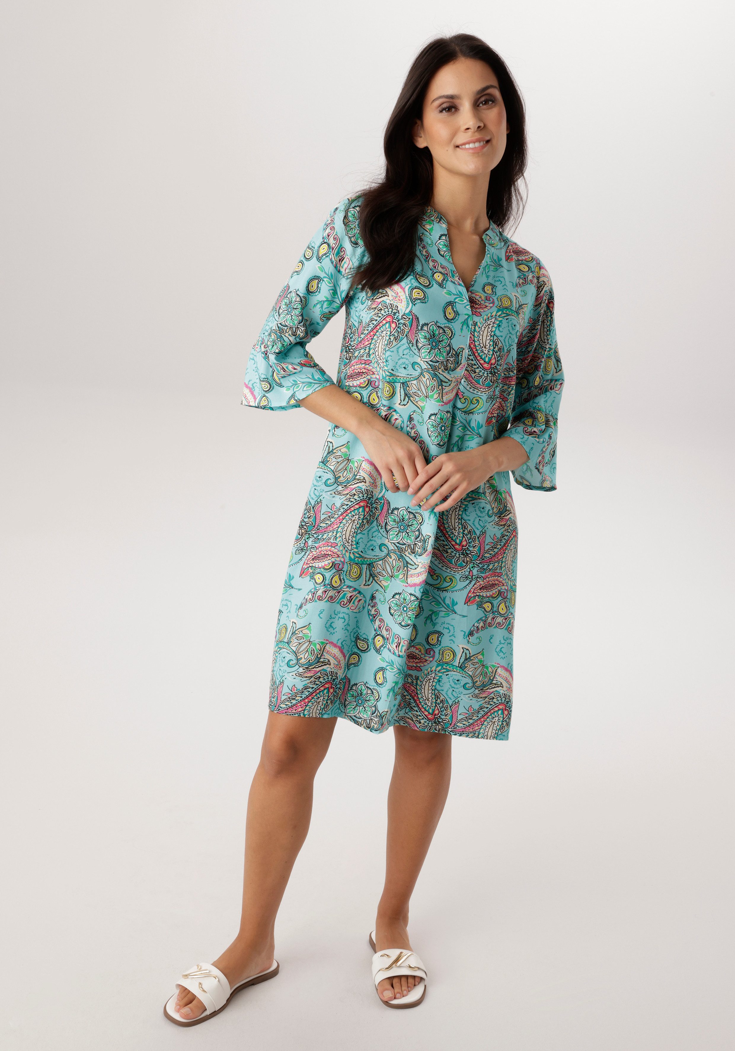 Aniston SELECTED Blusenkleid mit orientalisch inspirierter Paisleymusterung günstig online kaufen