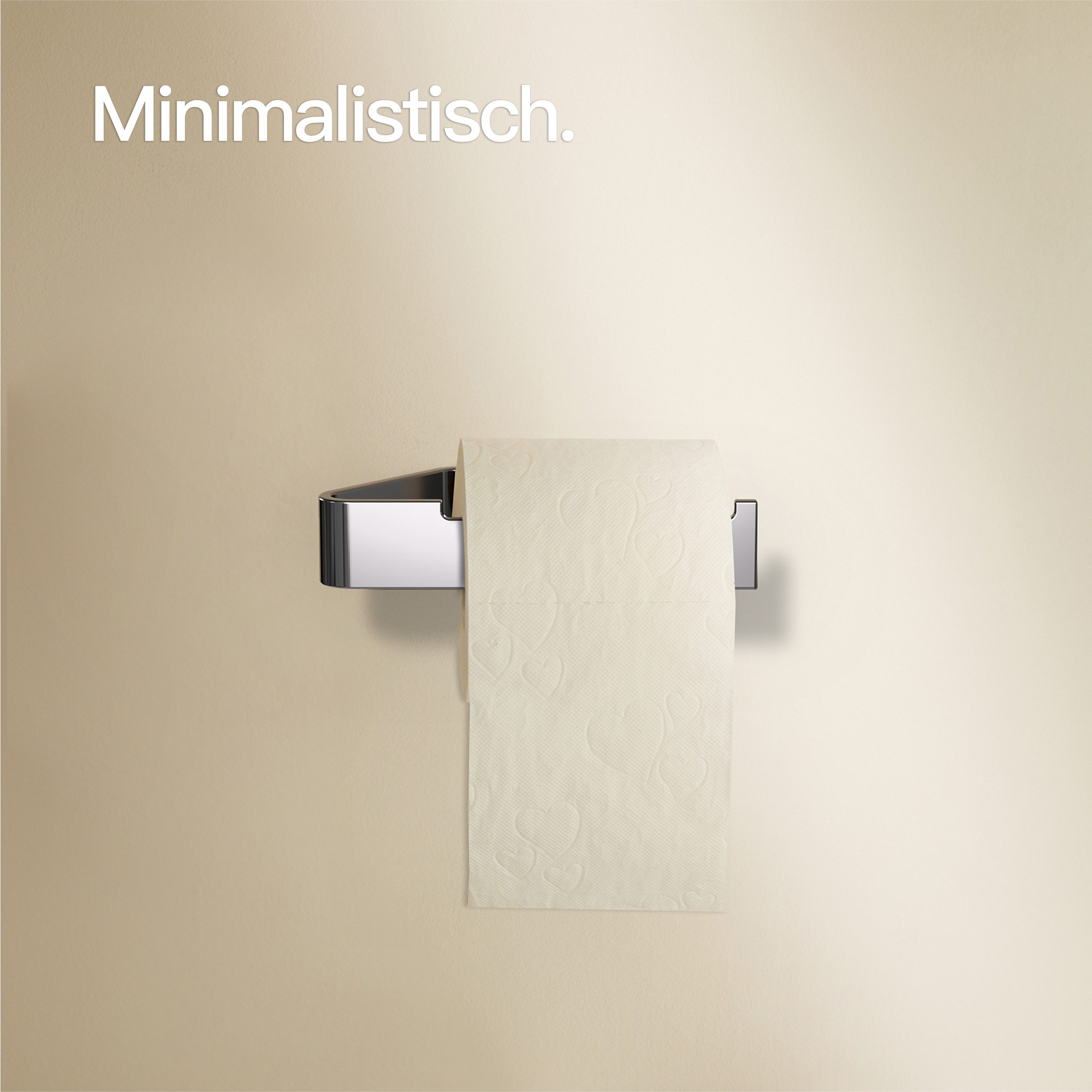 Designfabrik Hamburg Toilettenpapierhalter ohne Bohren, Klopapierhalter günstig online kaufen