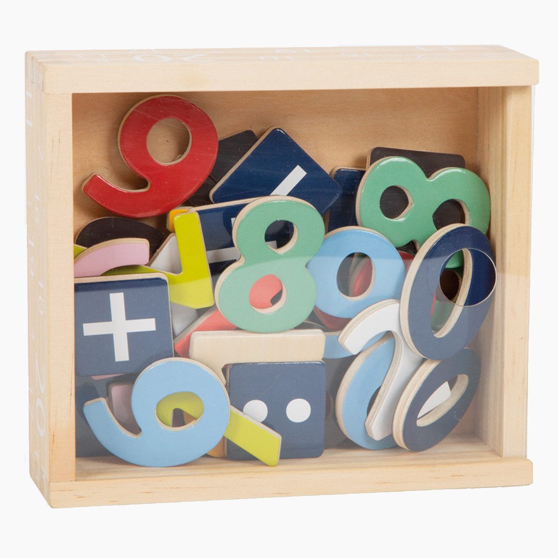 Small Foot Lernspielzeug Bunte Magnetzahlen Educate (packung, 41-St., mit Magnet-Funktion), Set ist aus hochwertigem Holz gefertigt