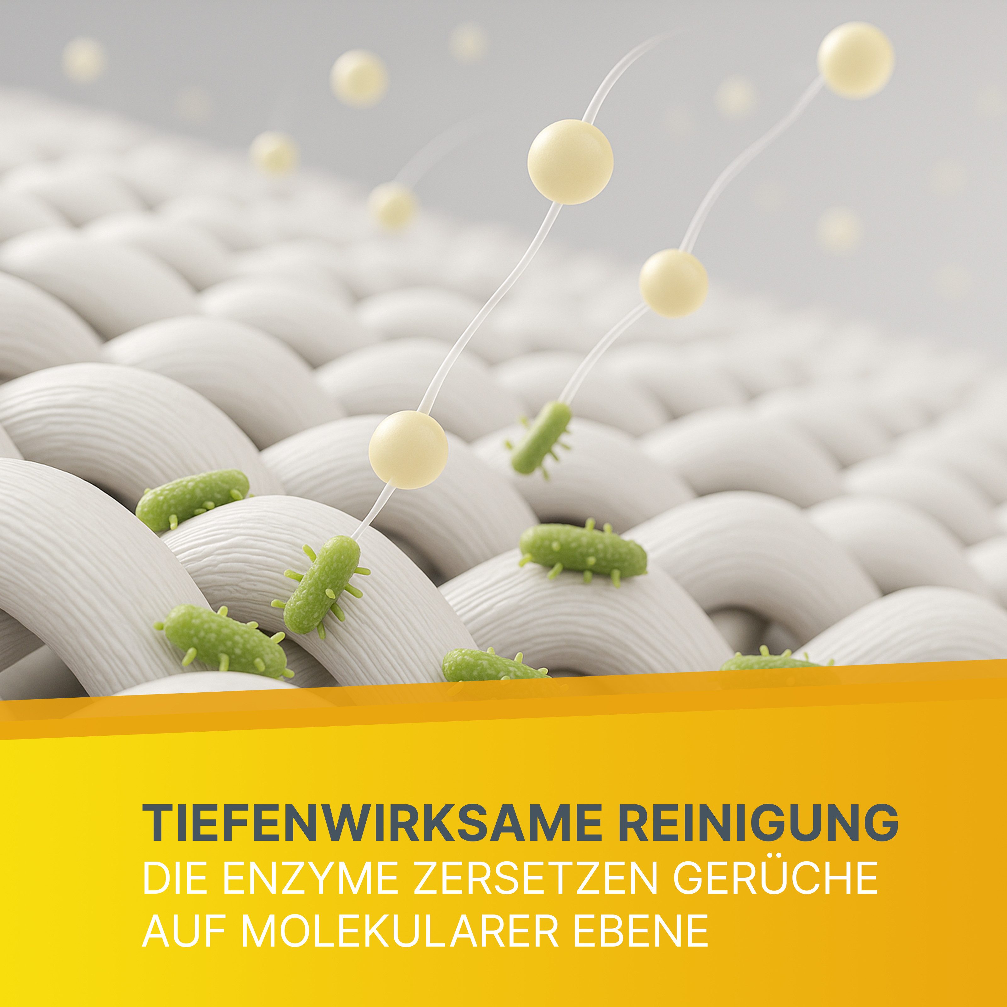 Klarberg Geruchsentferner Enzymreiniger Spray –entfernt Tierurin & Gerüche von Teppich & Polster, zersetzt Gerüche effektiv, leichter Zitrusduft, Made in DE