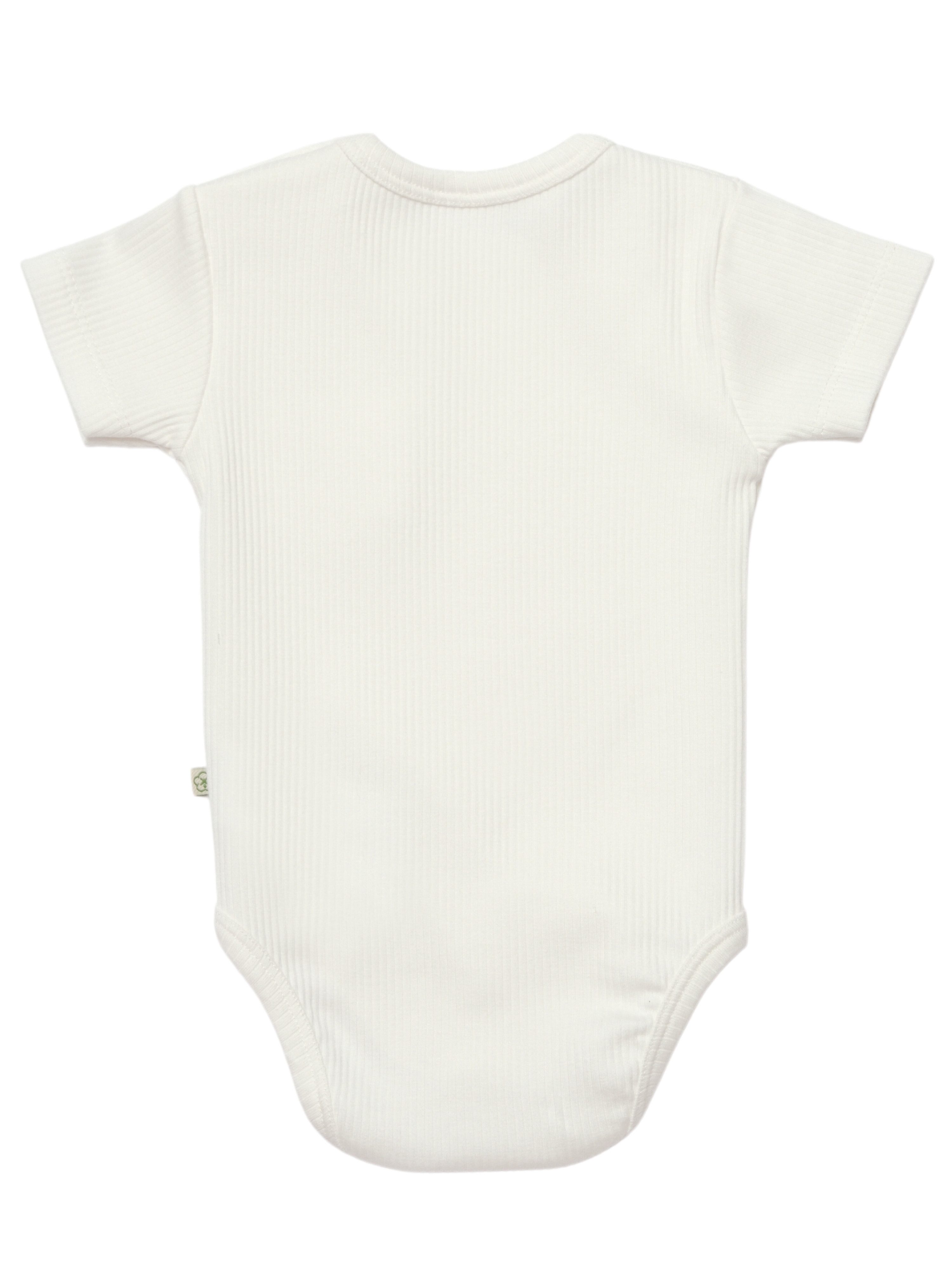 biorganic Kurzarmbody Baby Nature Relax Modal für Jungen und Mädchen Unisex Kurzarm (1-tlg) gerippte Textilstruktur (Ripp), Modal und Bio-Baumwolle, Größe 56 - 86