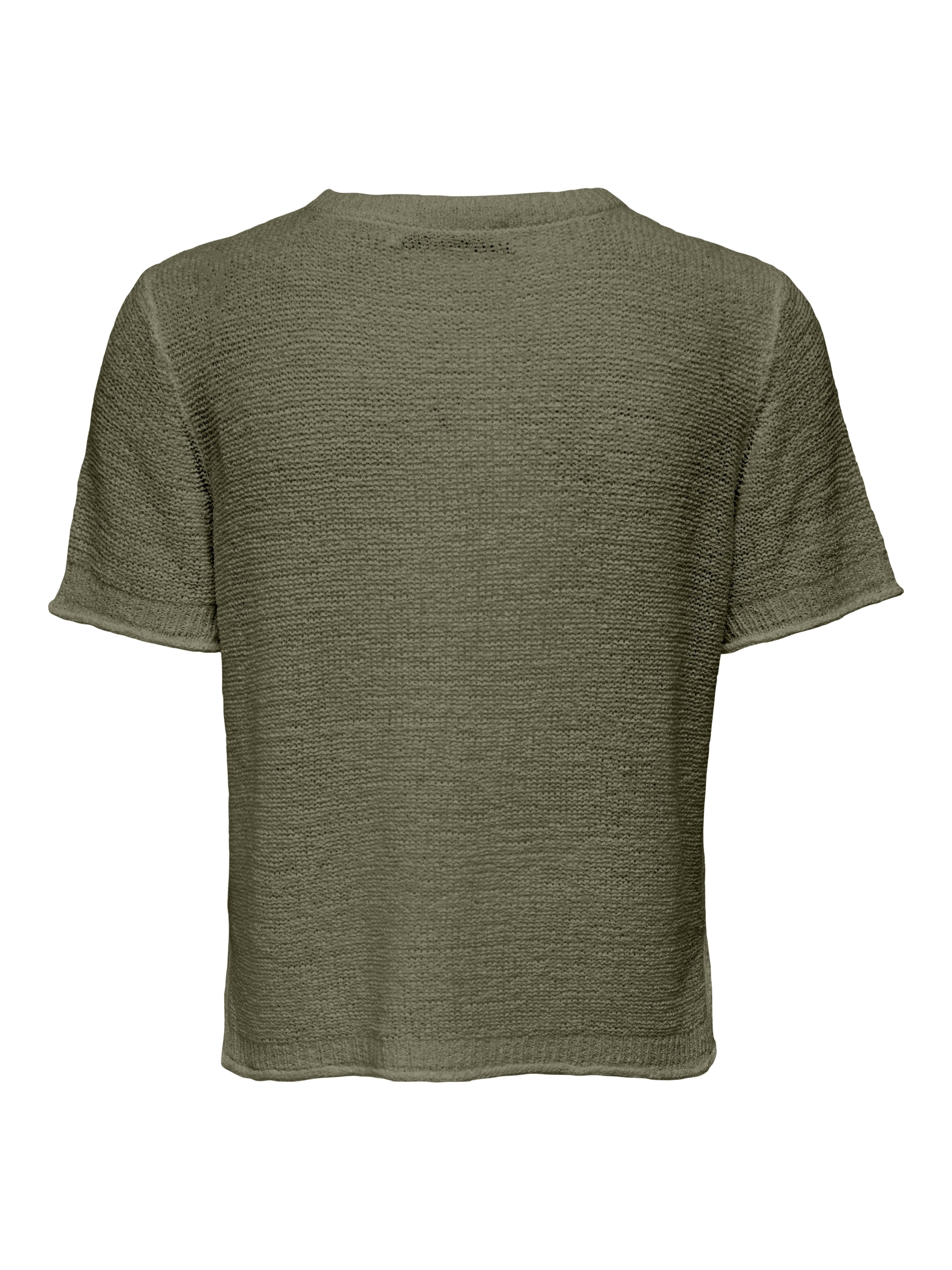 ONLY Kurzarmpullover ONLSUNNY S/S PULLOVER NOOS KNT Kunstfaser, regular fit