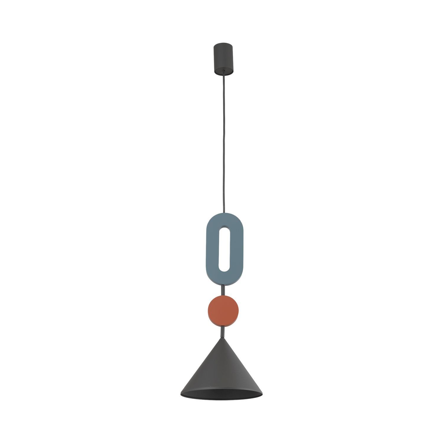 Licht-Erlebnisse Pendelleuchte EMINO, ohne Leuchtmittel, H: max. 170 cm D: 20.5 cm GU10 rund Modern