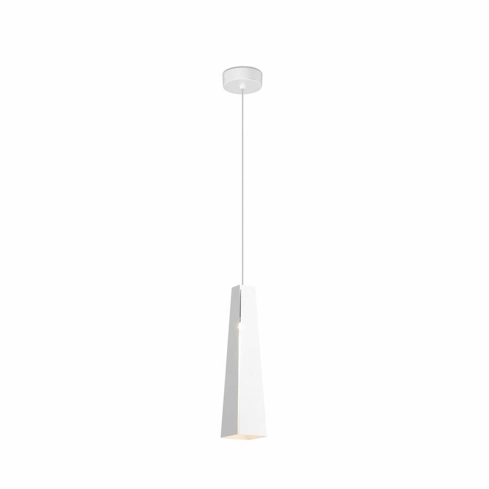 FARO Barcelona Pendelleuchte PLUMA 6W Weiß 3000K Weiß