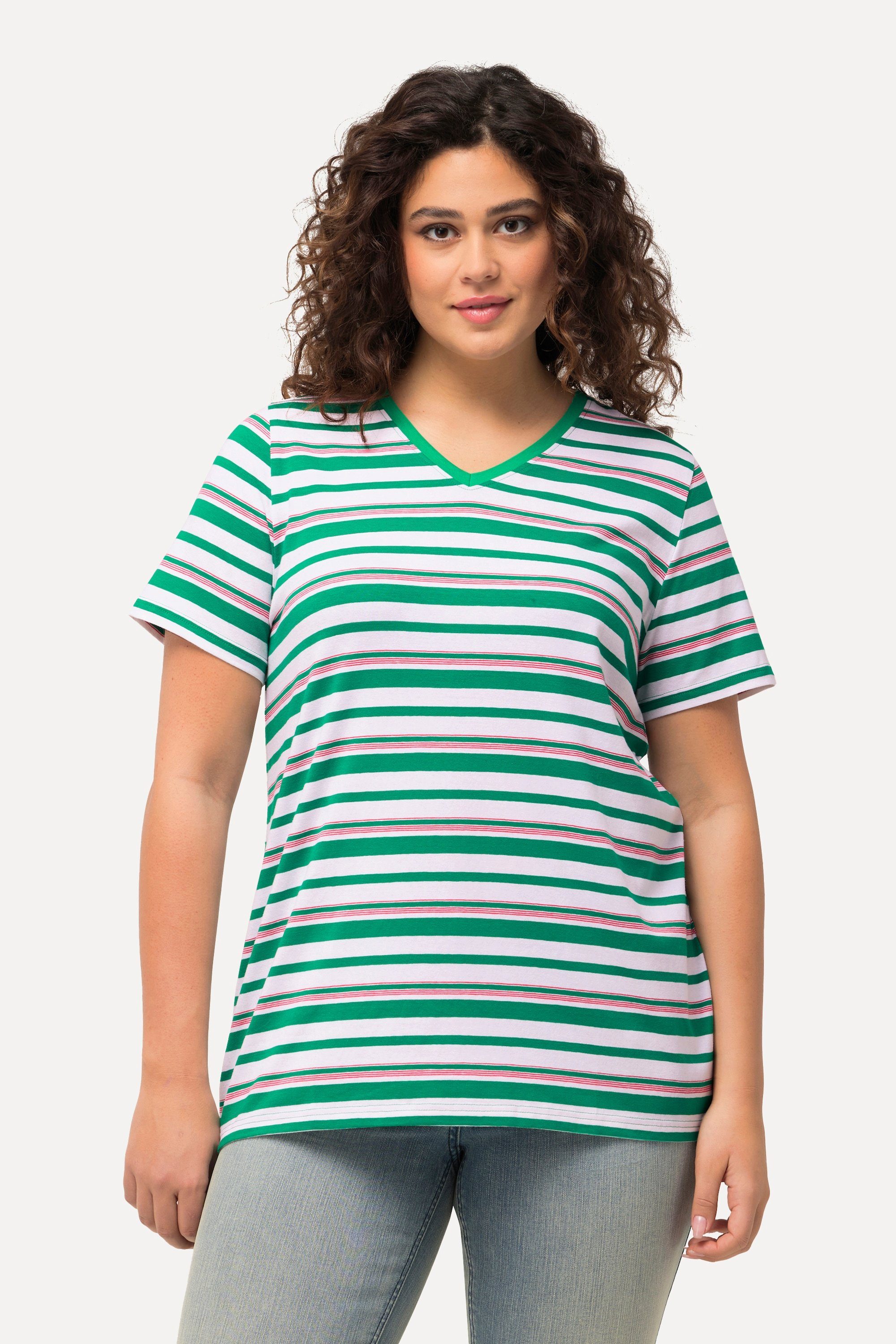 Ulla Popken T-Shirt Shirt Ringel Classic günstig online kaufen