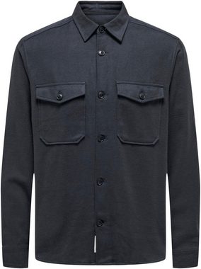 ONLY & SONS Flanellhemd MILO LIFE SOLID OVERSHIRT