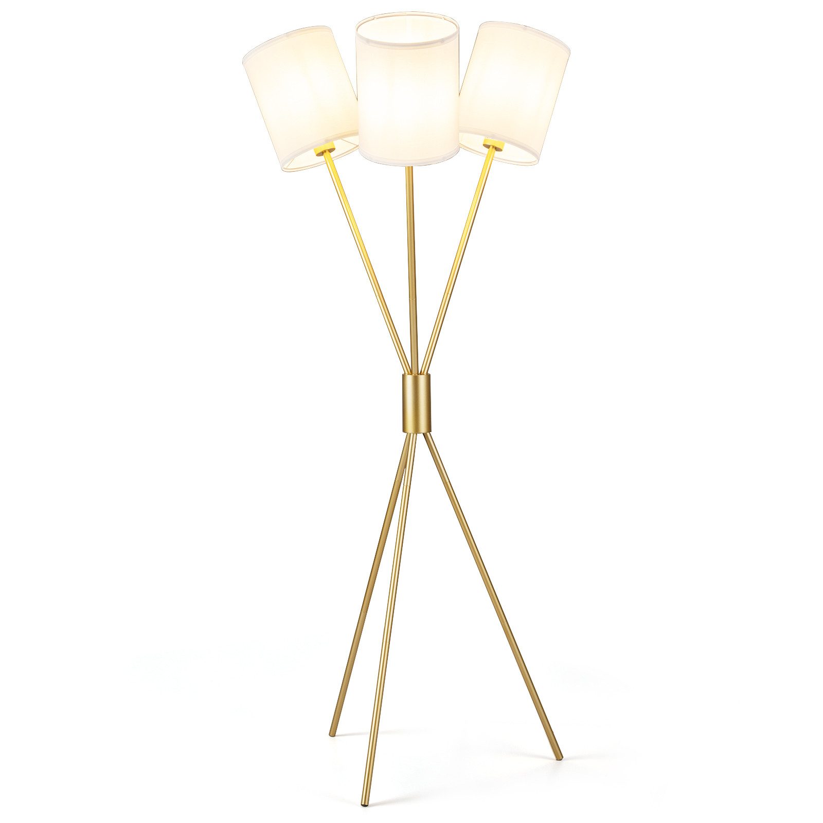 COSTWAY Stehlampe Dekorative Stehleuchte, Standlampe für Wohnzimmer