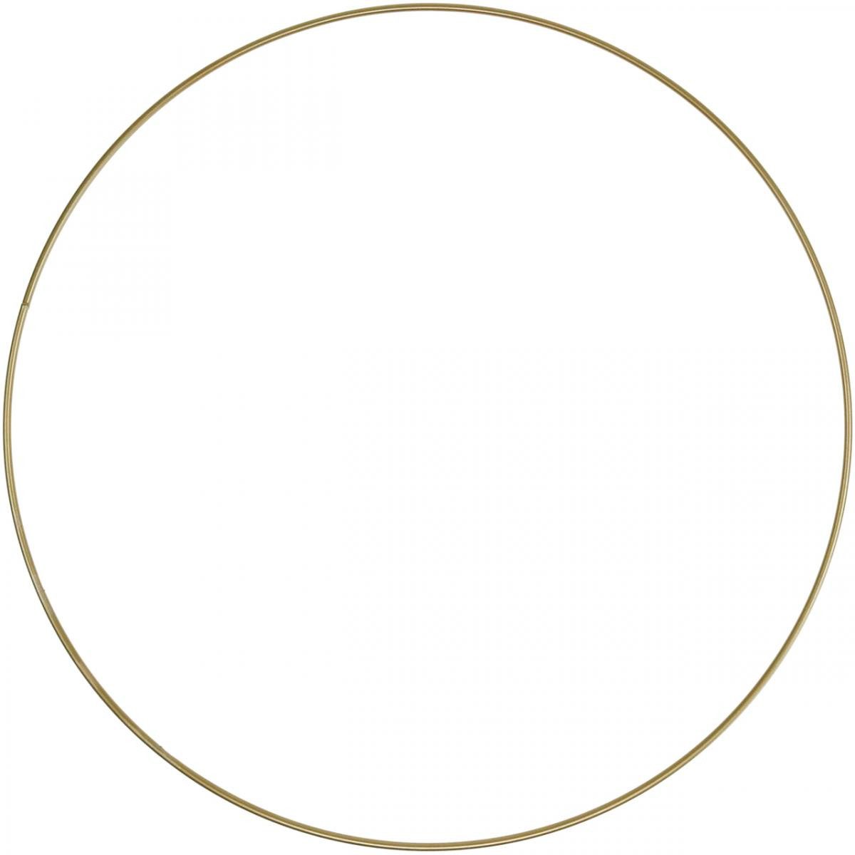 Viana Gartenfigur Metallring Dekoring Scandi Gold günstig online kaufen
