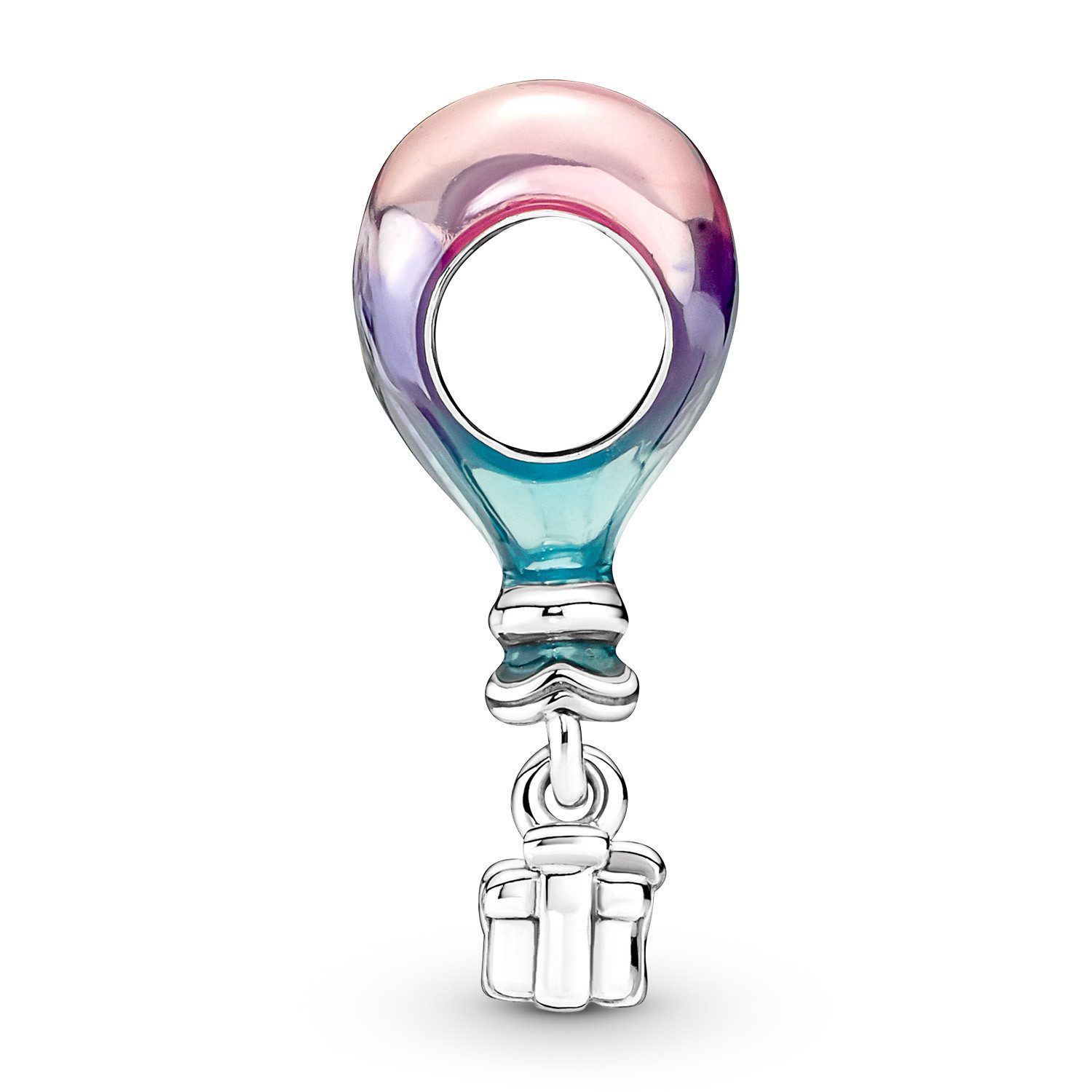 Pandora Bead Silber Charm Happy Birthday Heißluftballon