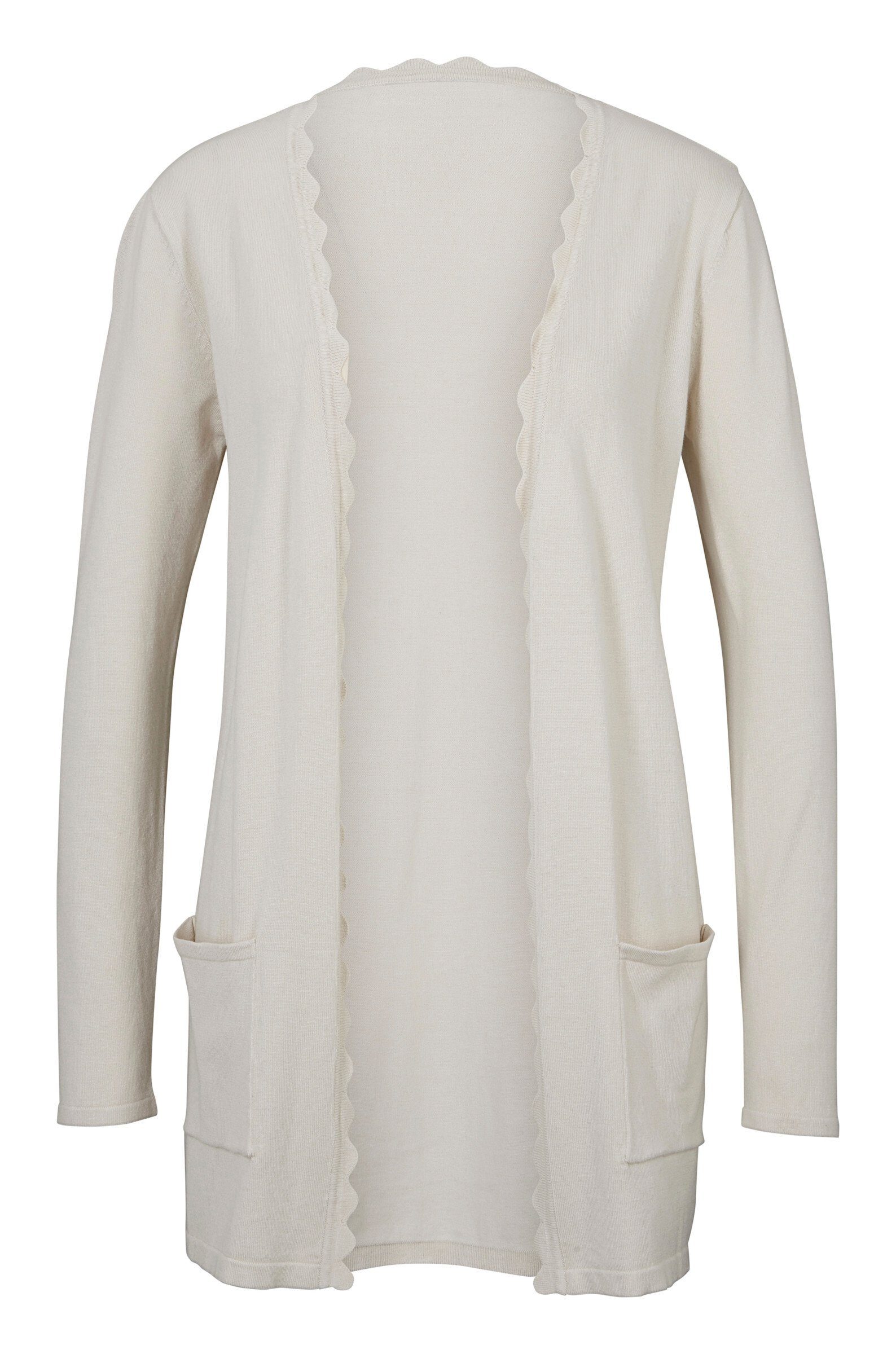 heine Strickjacke Strickjacke Langarm