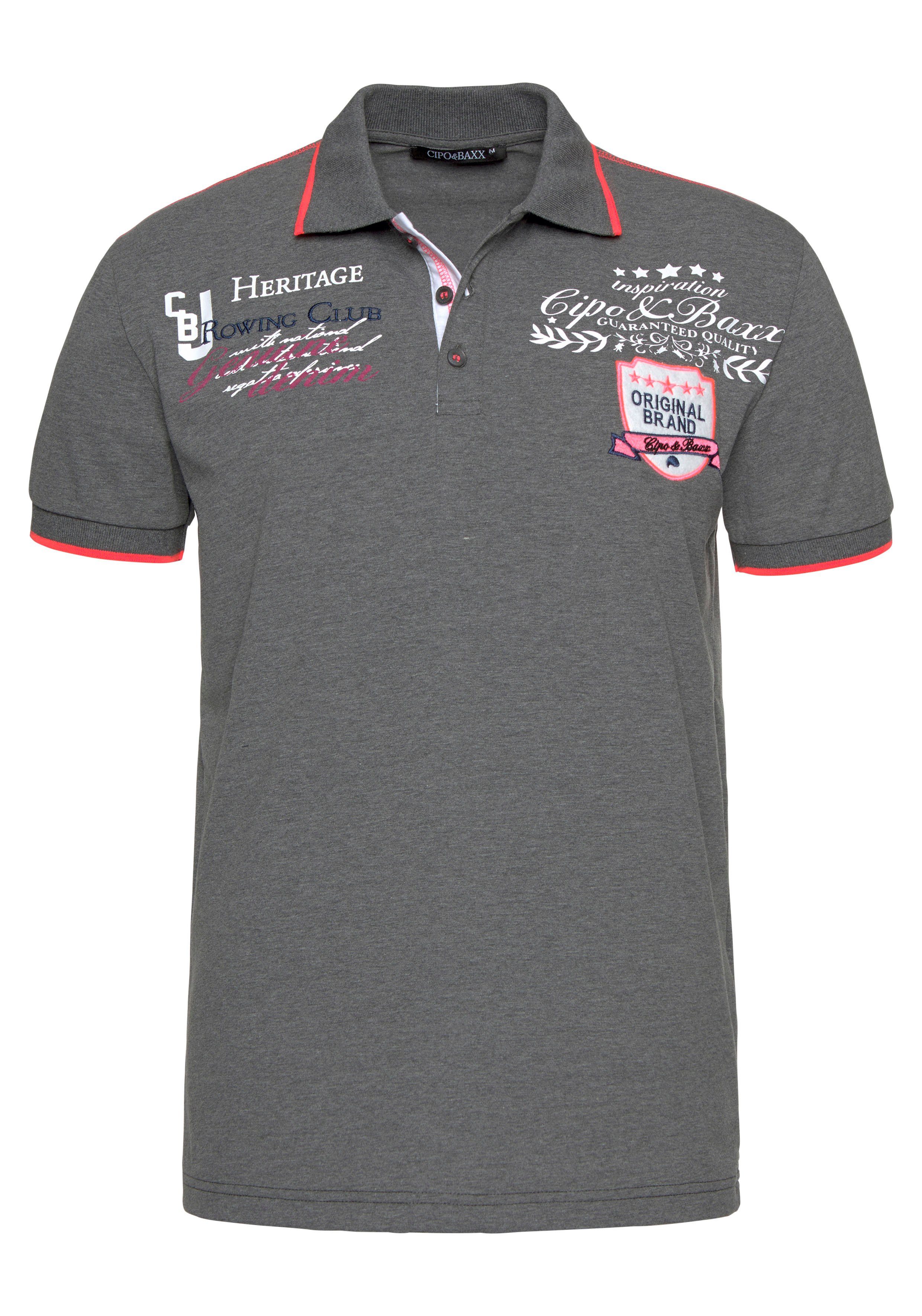 Cipo & Baxx Poloshirt Rowing Club bis Gr. 5XL – Bild 5 von 5