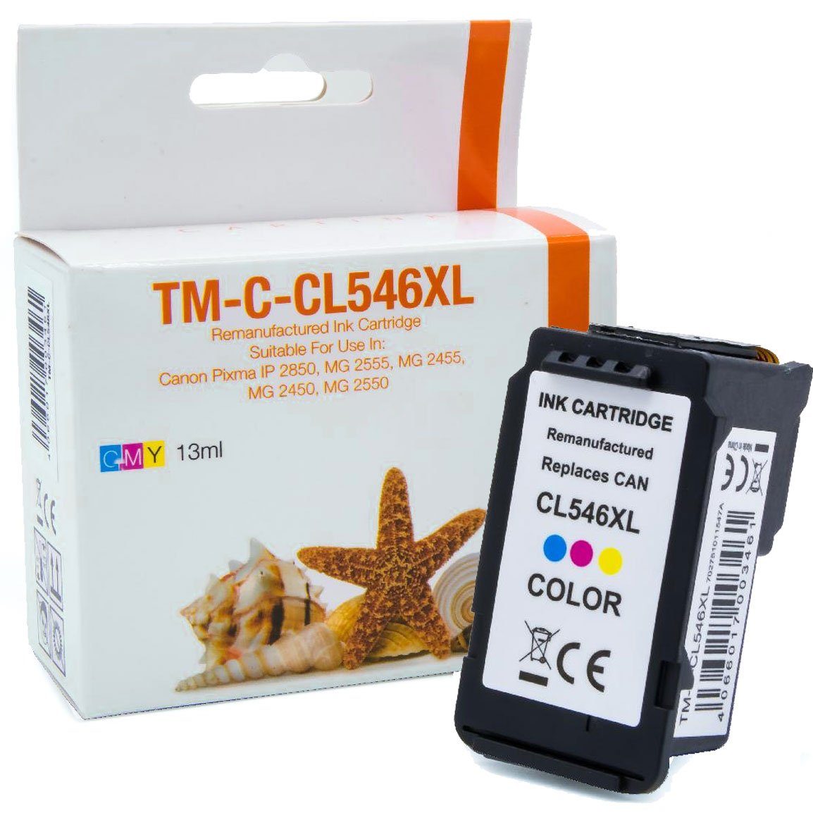 Gigao Kompatibel Canon 8288B001, CL-546 XL 3-Farbig (Cyan, Magenta, Gelb) Tintenpatrone