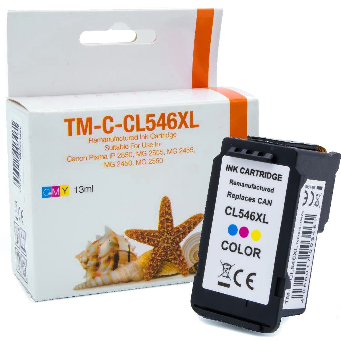 Gigao Kompatibel Canon 8288B001, CL-546 XL 3-Farbig (Cyan, Magenta, Gelb) Tintenpatrone (3355)