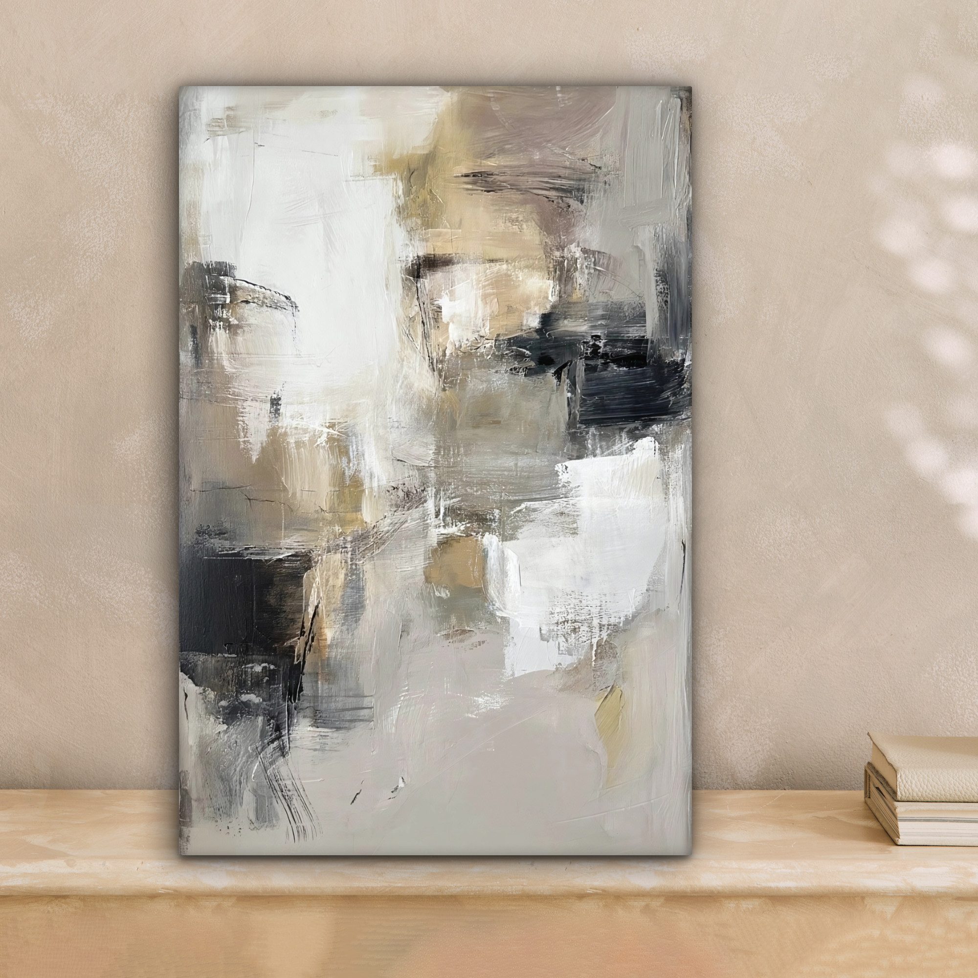 OneMillionCanvasses® Leinwandbild Farbpalette - Pinselstriche - günstig online kaufen