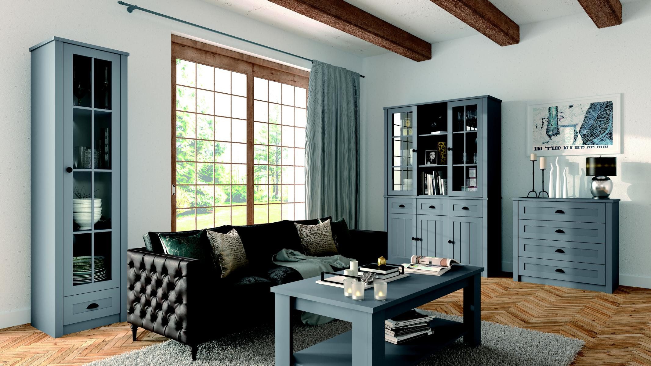 JVmoebel Anrichte Holz Konsole Anrichte Schrank Regal Buffet Kommode Aufsatz, Made in Europa