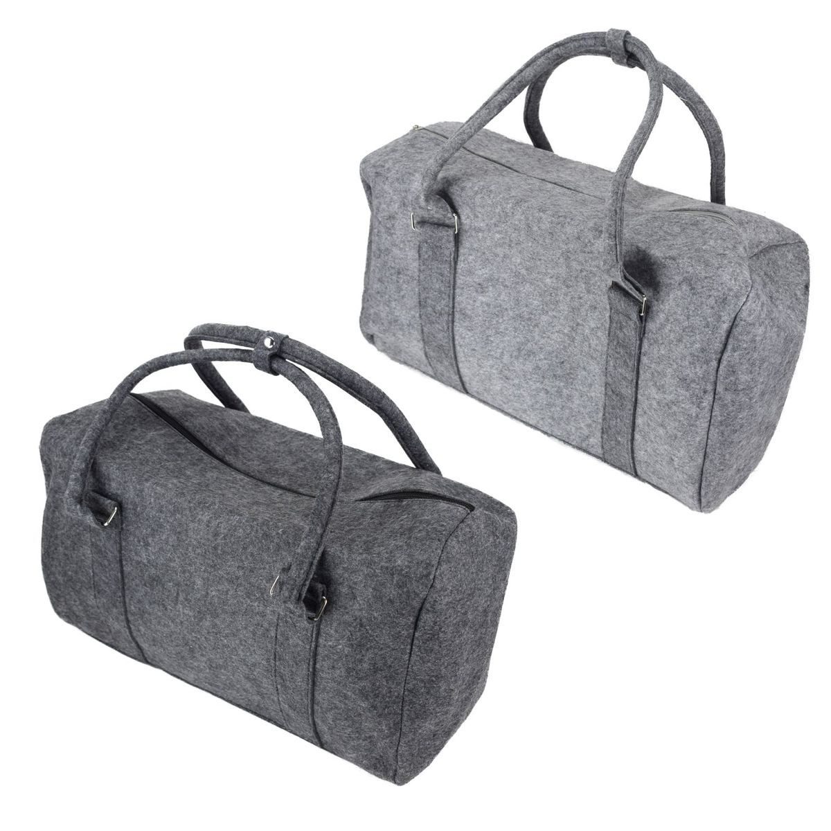 Marabellas Shop Tragetasche Filztasche mit 2 Tragehenkeln Grau oder Anthraz günstig online kaufen