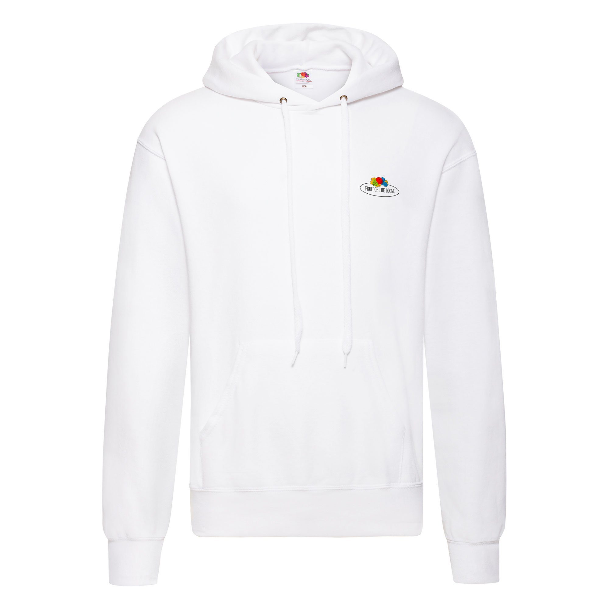 Fruit of the Loom Kapuzensweatshirt Kapuzen-Sweat mit kleinem Vintage-Logo