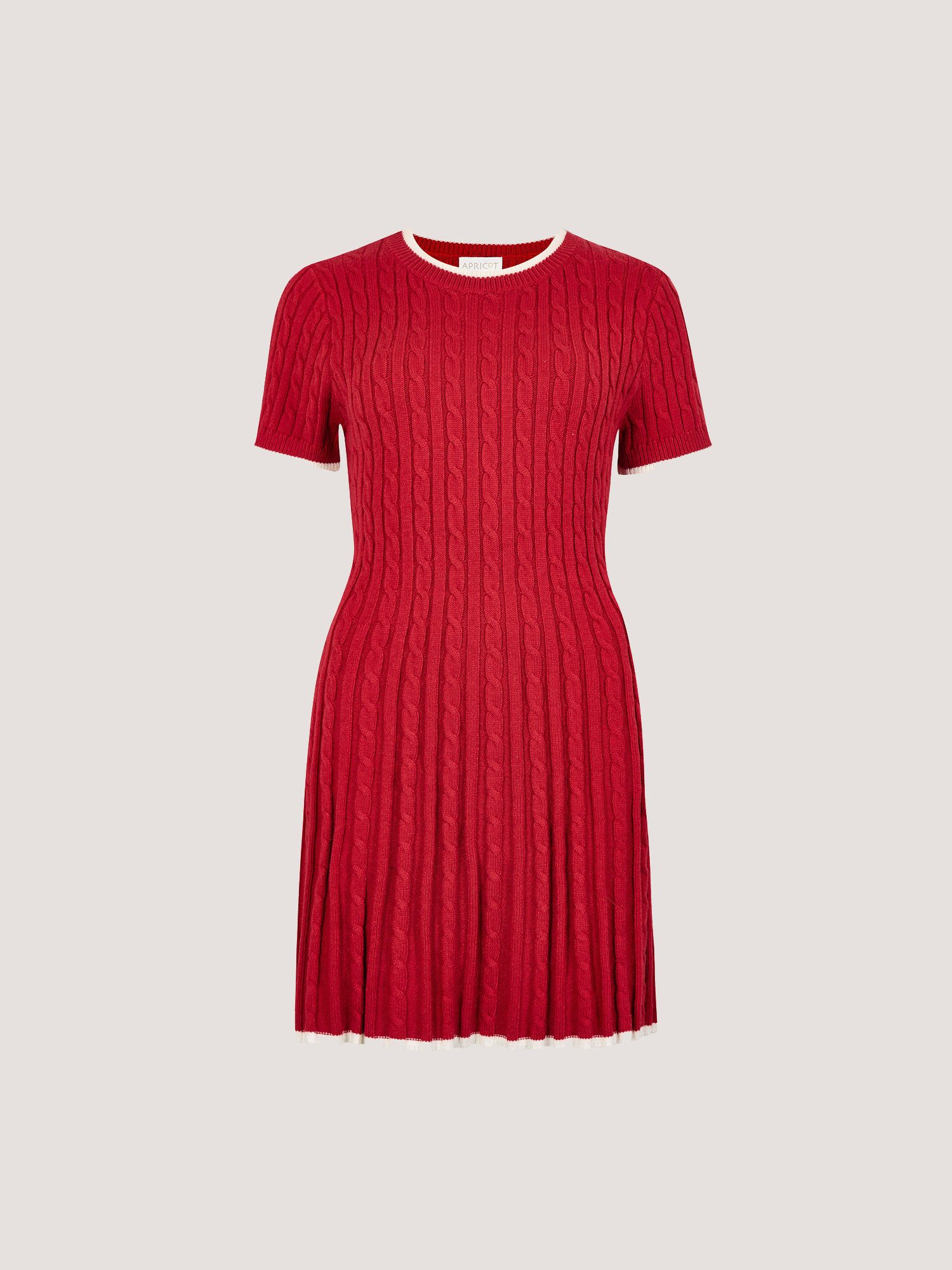 Strickkleid Skater-Minikleid