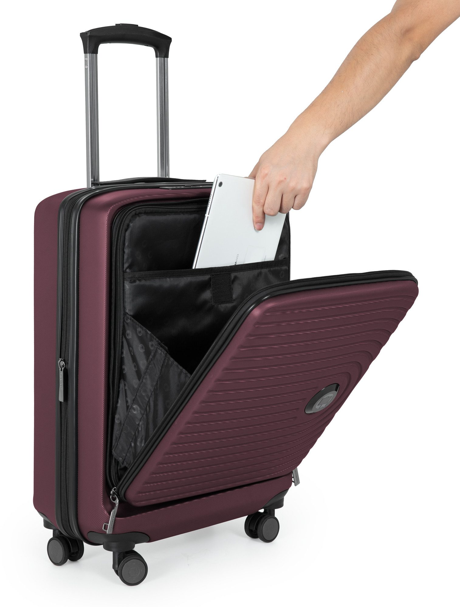 Hauptstadtkoffer Handgepäckkoffer Mitte, 4 Rollen, Handgepäck Toploader, Laptop-Fach, TSA