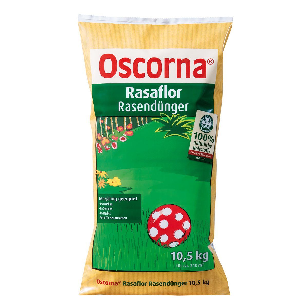 Oscorna Газонное удобрение Rasaflor Газонное удобрение 10,5 kg