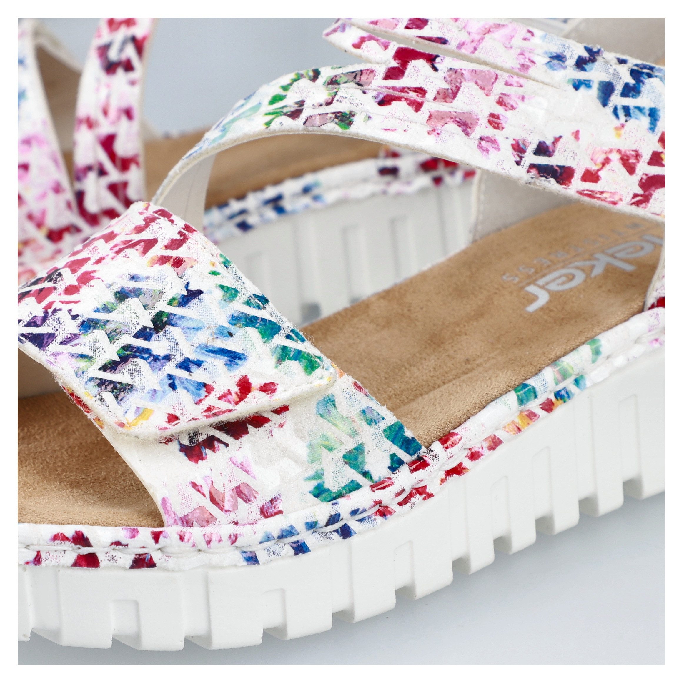 Rieker Plateausandale Sommerschuh, Sandalette, Keilabsatz, mit günstig online kaufen