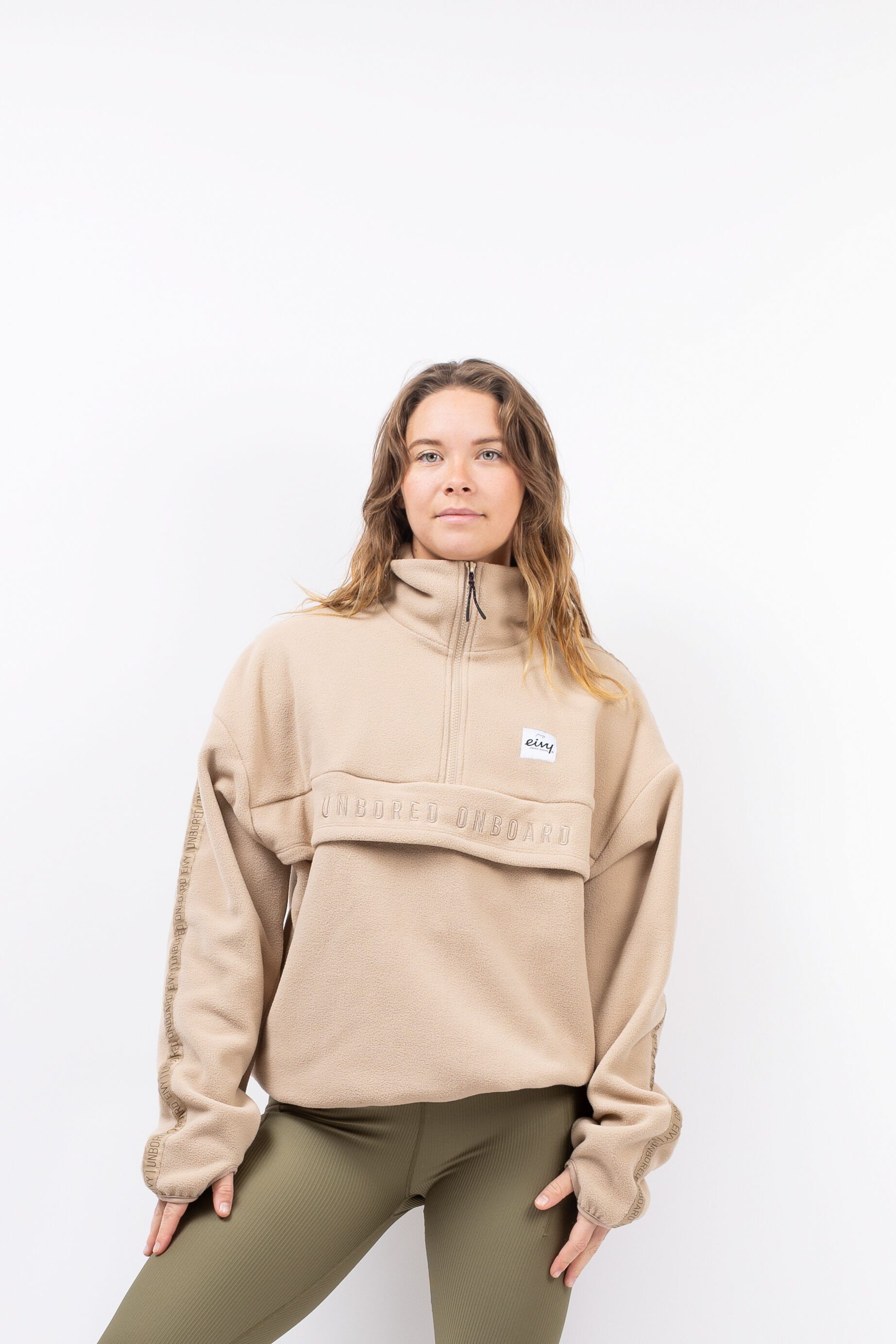 Eivy Fleecepullover mit Stehkragen