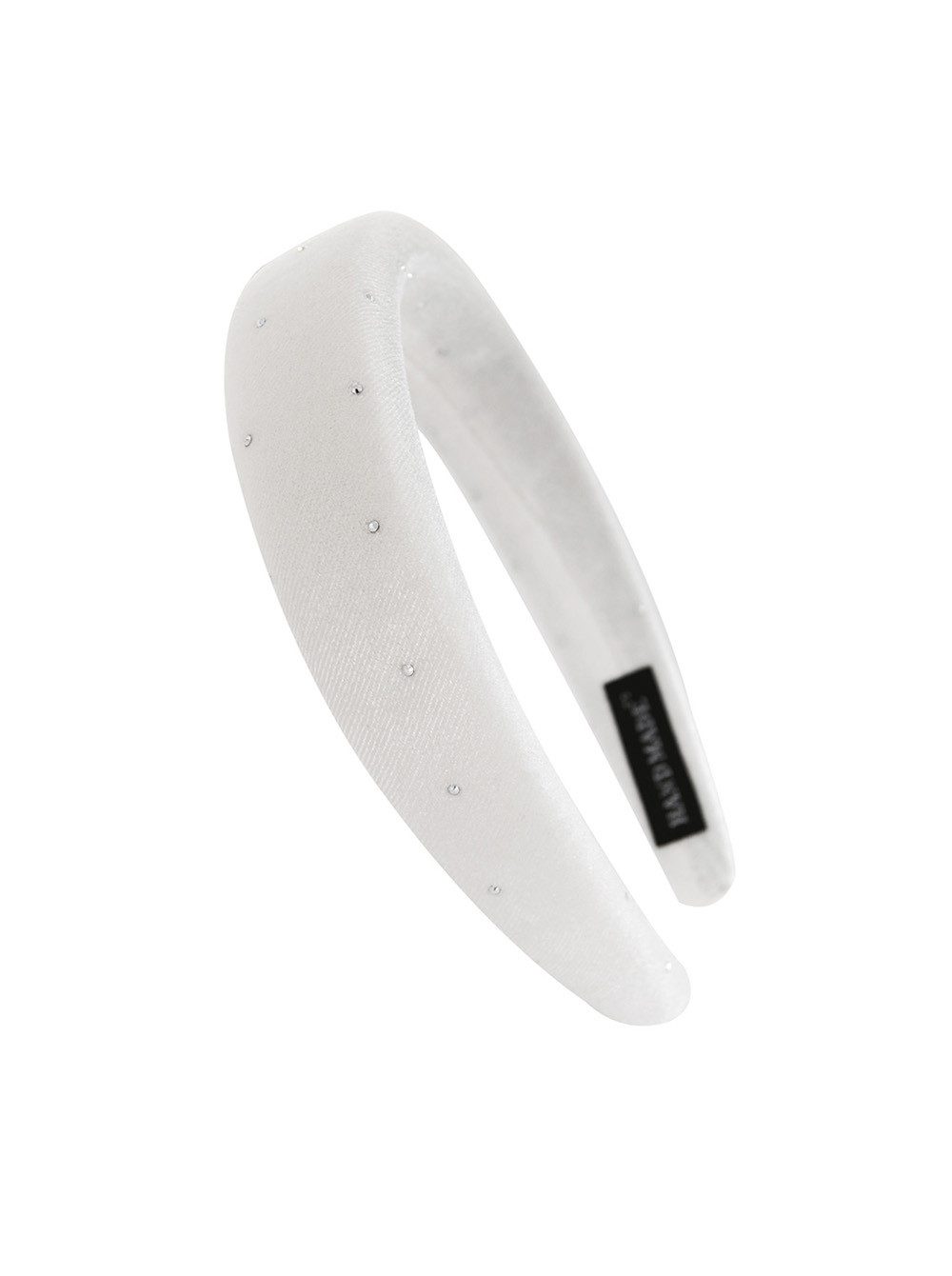 axy Haarreif Gepolsterter Haarreif aus Samt mit Strasssteinen, Wunderschön Vintage Damen Stirnband Haarschmuck Haarreifen