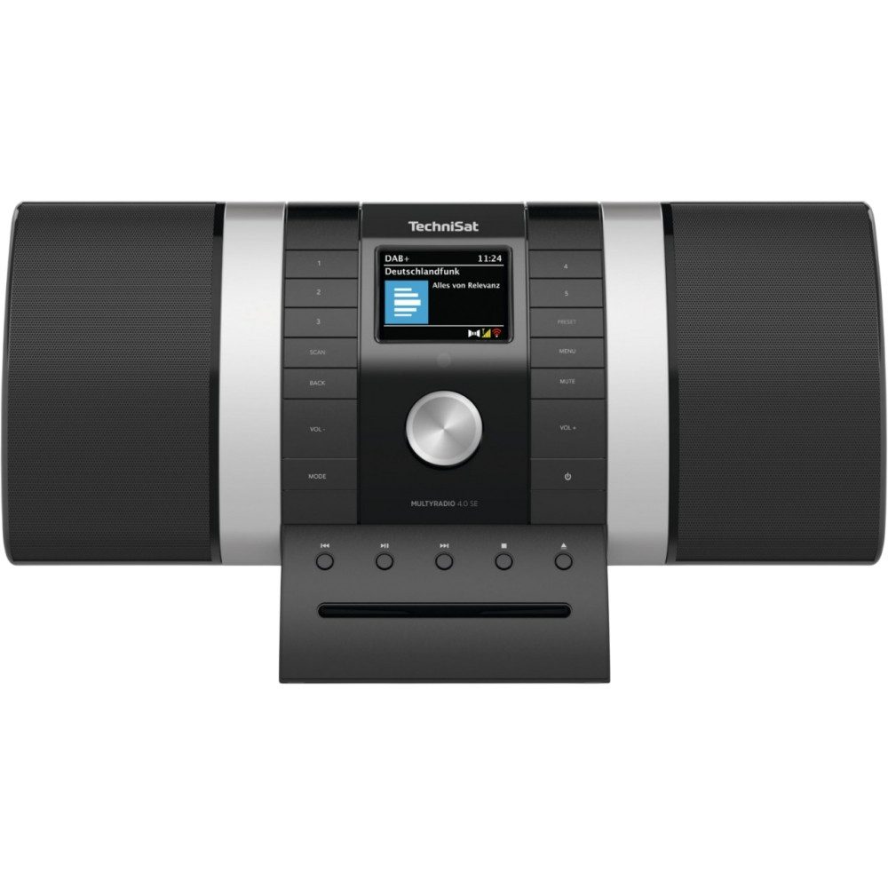 TechniSat MultyRadio 4.0 SE Design Audio-System - Internetradio - schwarz/silber Internet-Radio
