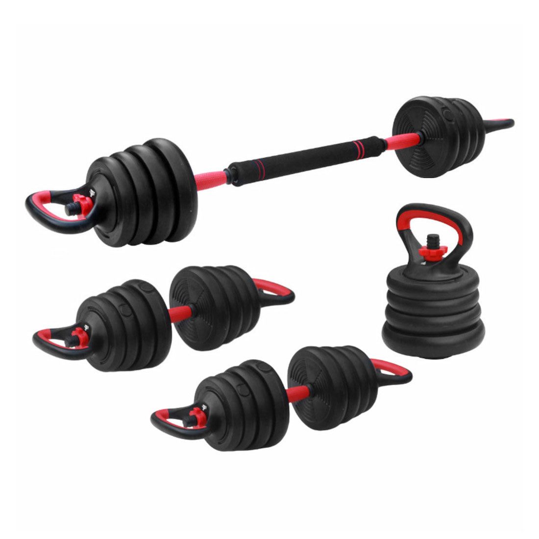 FITPADDY Hantel-Set FITPADDY 3-in-1 Hantelset bis 15 kg