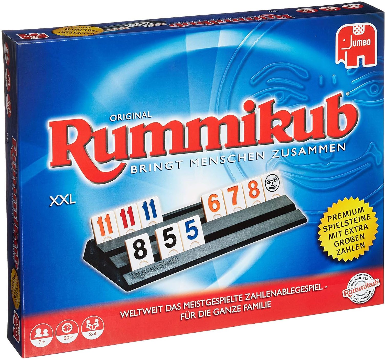 Spiel Original Rummikub XXL mit großen Zahlen