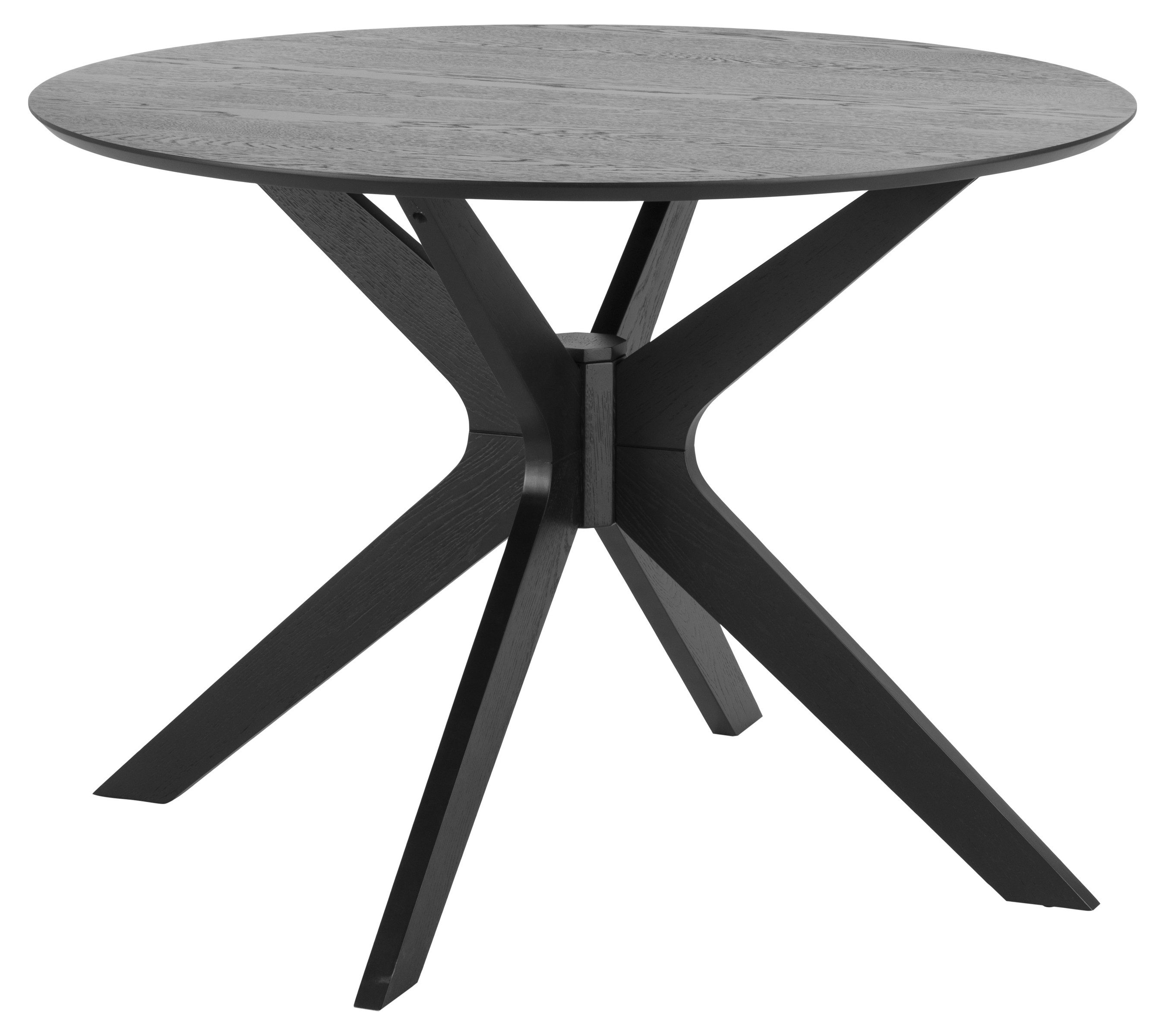 Esstisch in schwarz, MDF - 75x105cm (HxD)