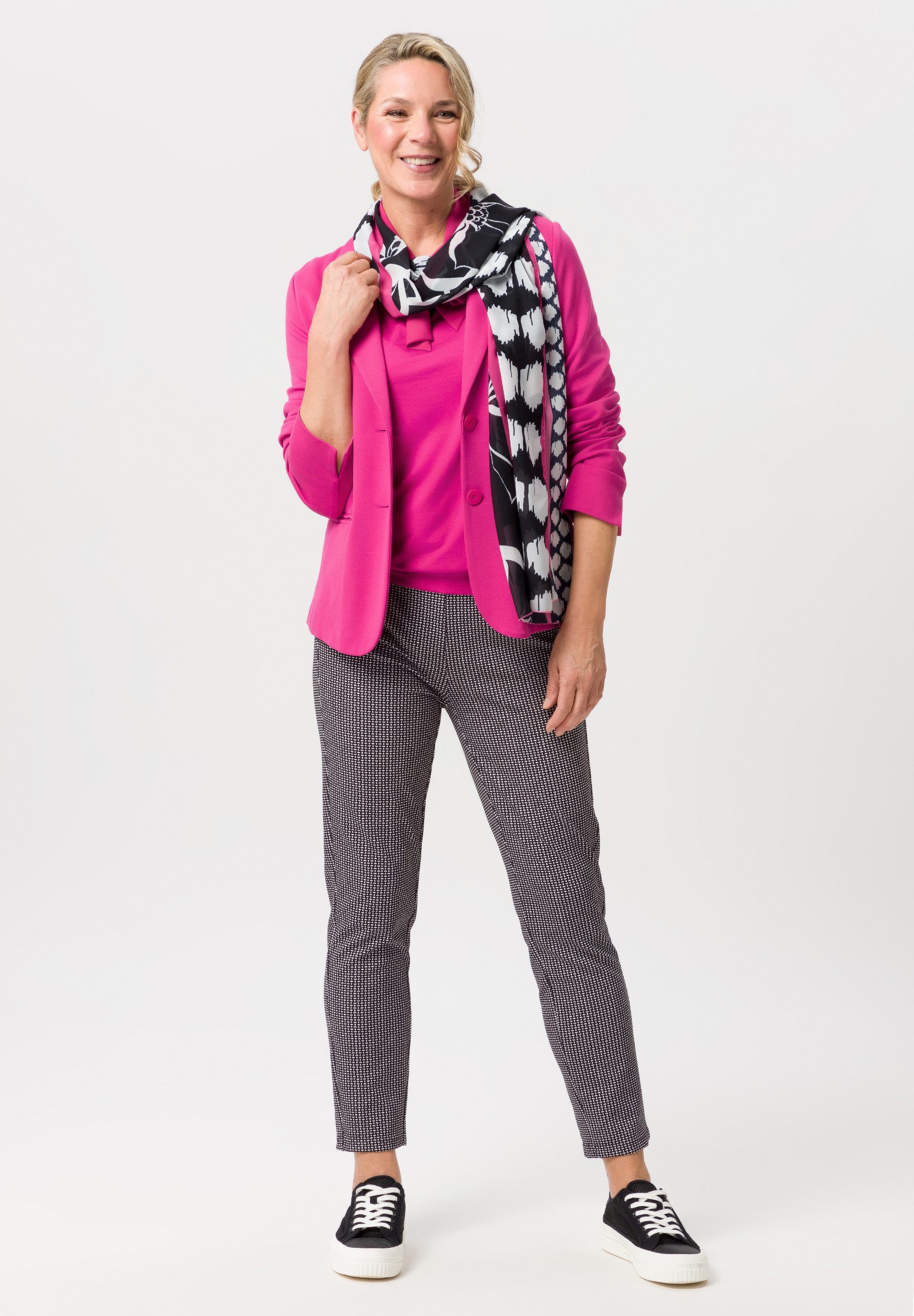 FRANK WALDER Jackenblazer aus softem Jeresy