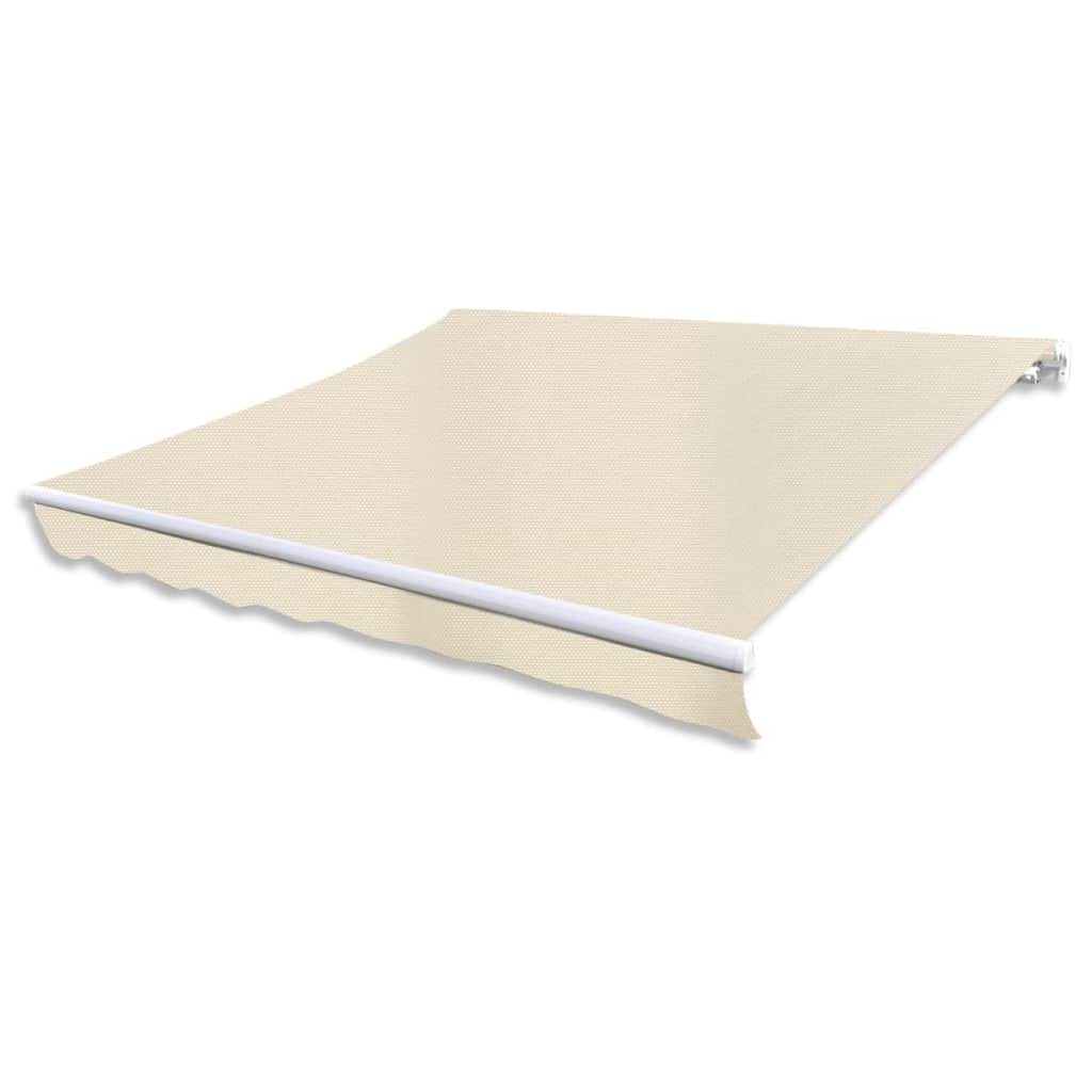 vidaXL Markise Gelenkarmmarkise Handbetrieben 300 cm Cremeweiß (1-St)