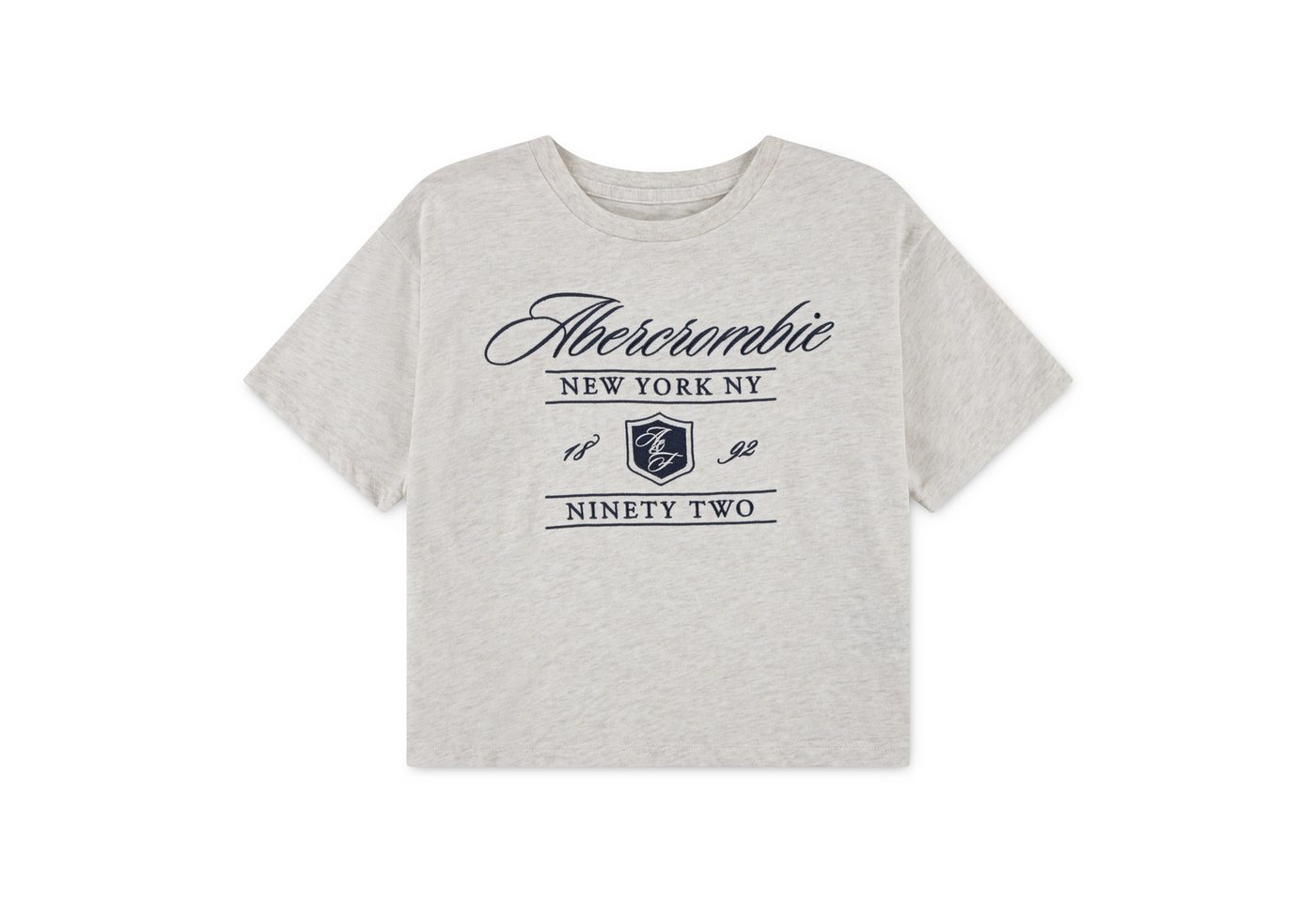Abercrombie Kids Kurzarmshirt AFG ANF CREST BOXY TEE kurz, mit Logo-Stickerei und Print, for girls