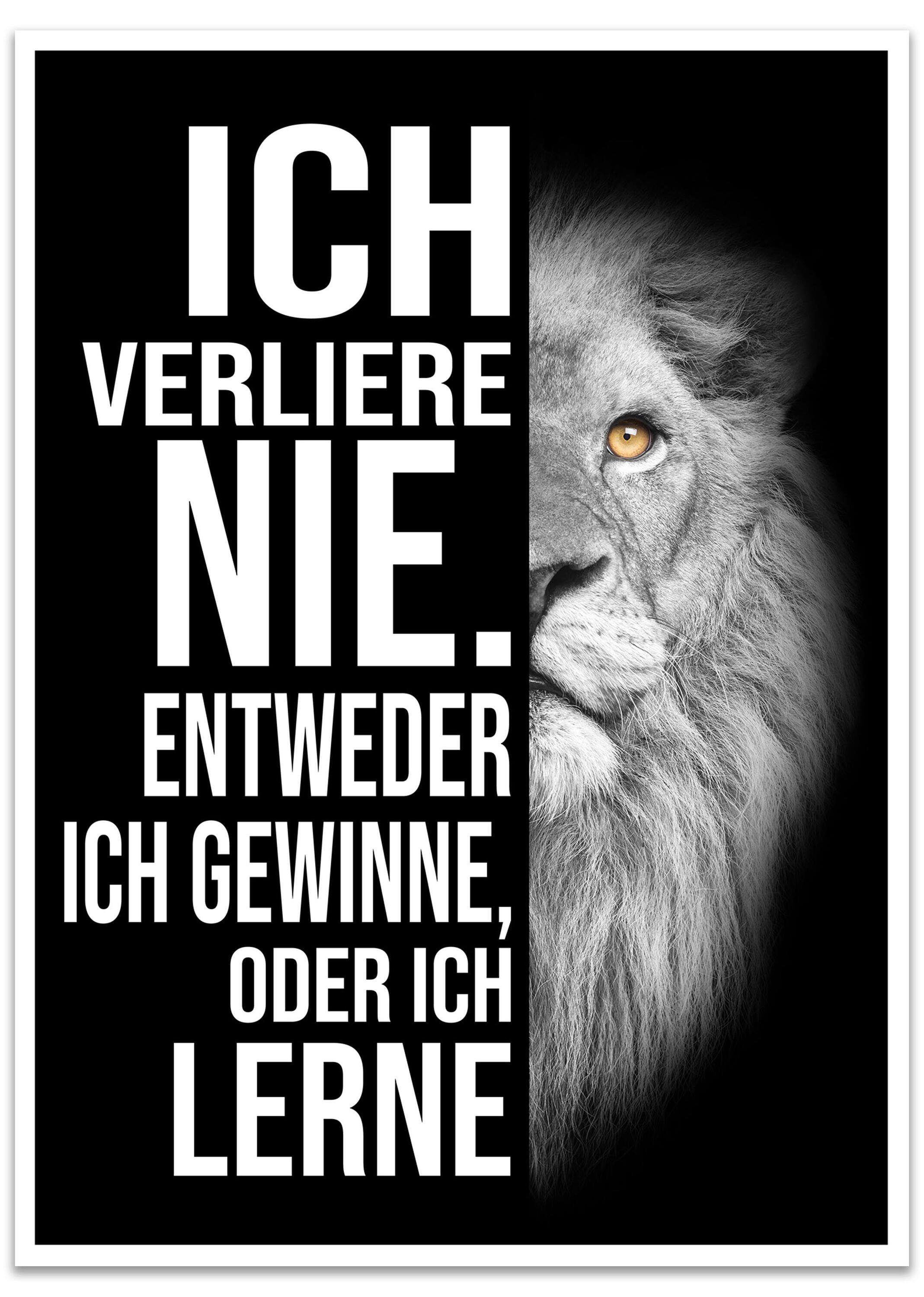 wandmotiv24 Poster Motivation M0091, Sprüche (1 St), Wandbild, Wanddeko