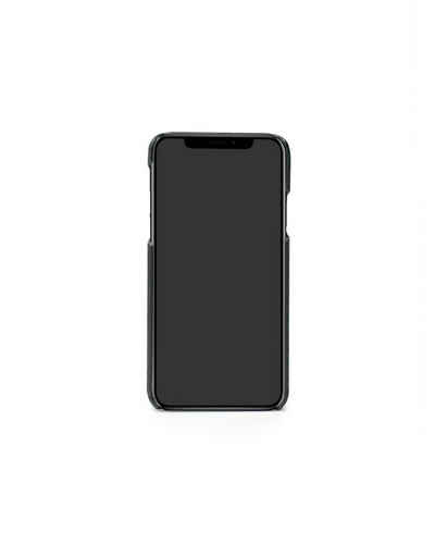 Beyzacases Smartphone-Hülle »Beyzacases Feder Lederclip für iPhone X, XS, schwarz«