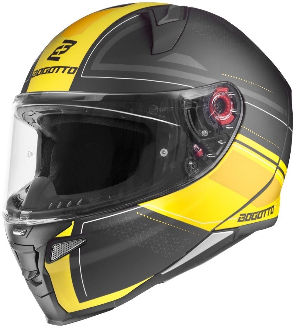 Bogotto Motorradhelm FF110 Cinder Helm, Reflektierende