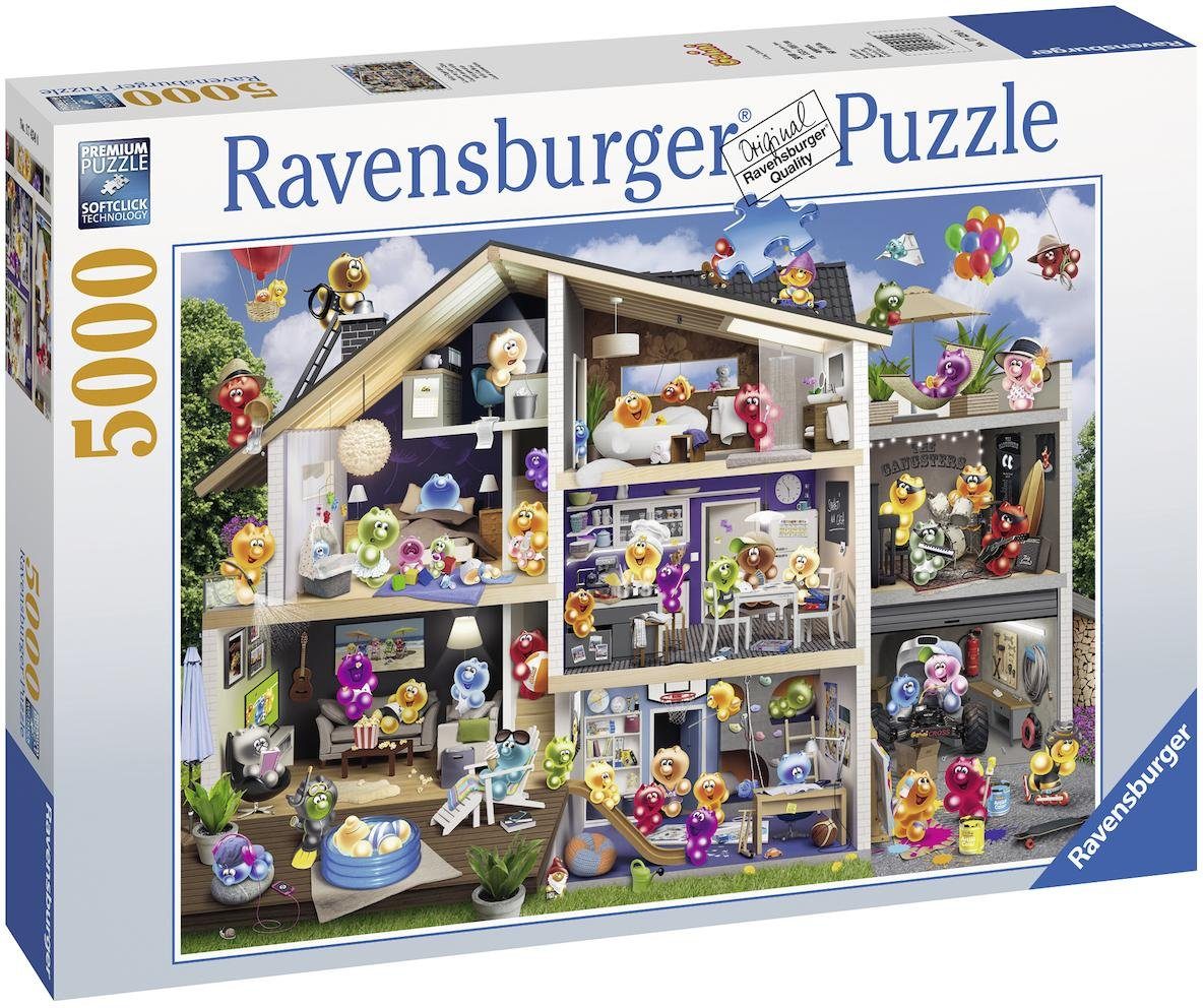 Ravensburger Puzzle Gelini Puppenhaus, 5000 Puzzleteile, Made in Germany günstig online kaufen