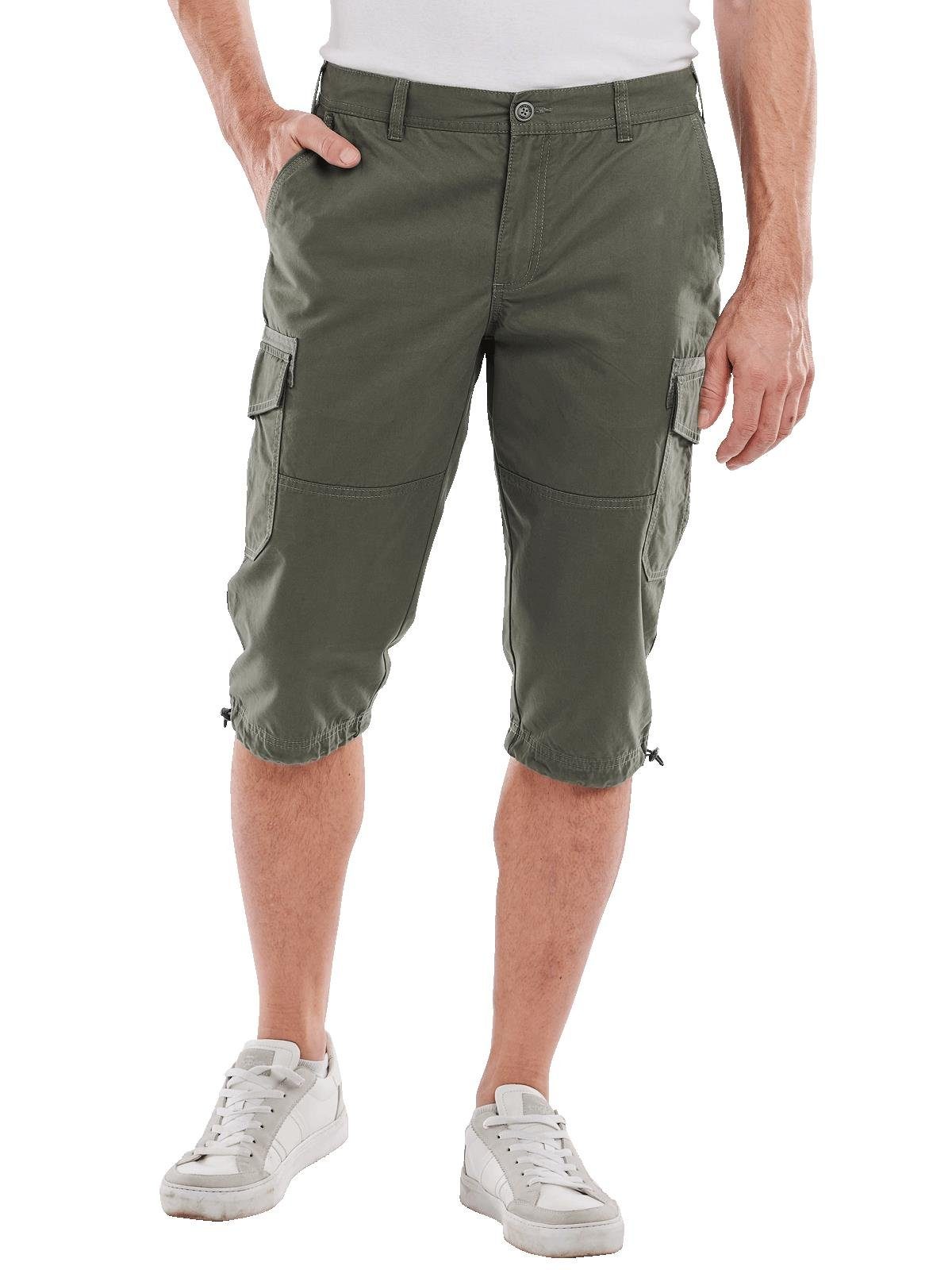 Engbers Caprihose Herren Capri-Hose regular, Khaki